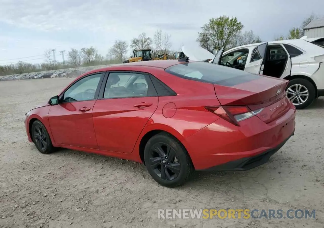 2 fotografías del automóvil dañado 5NPLM4AG7PH112716 HYUNDAI ELANTRA 2023