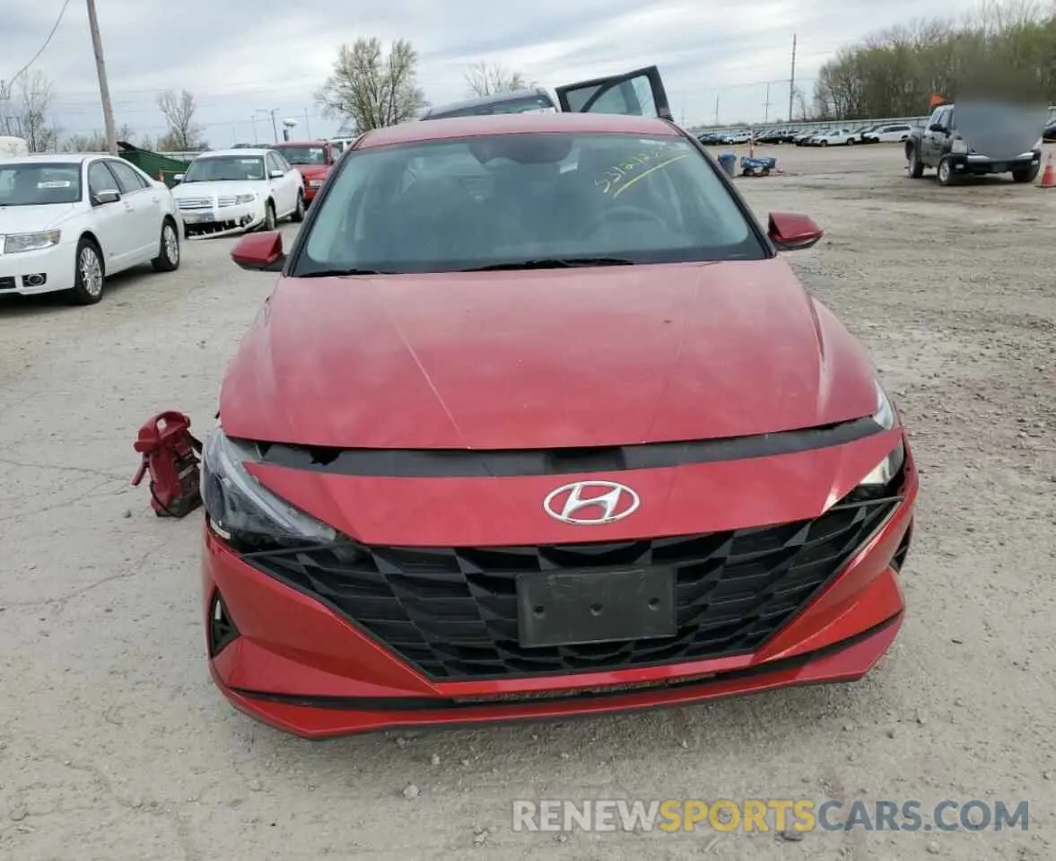 5 fotografías del automóvil dañado 5NPLM4AG7PH112716 HYUNDAI ELANTRA 2023