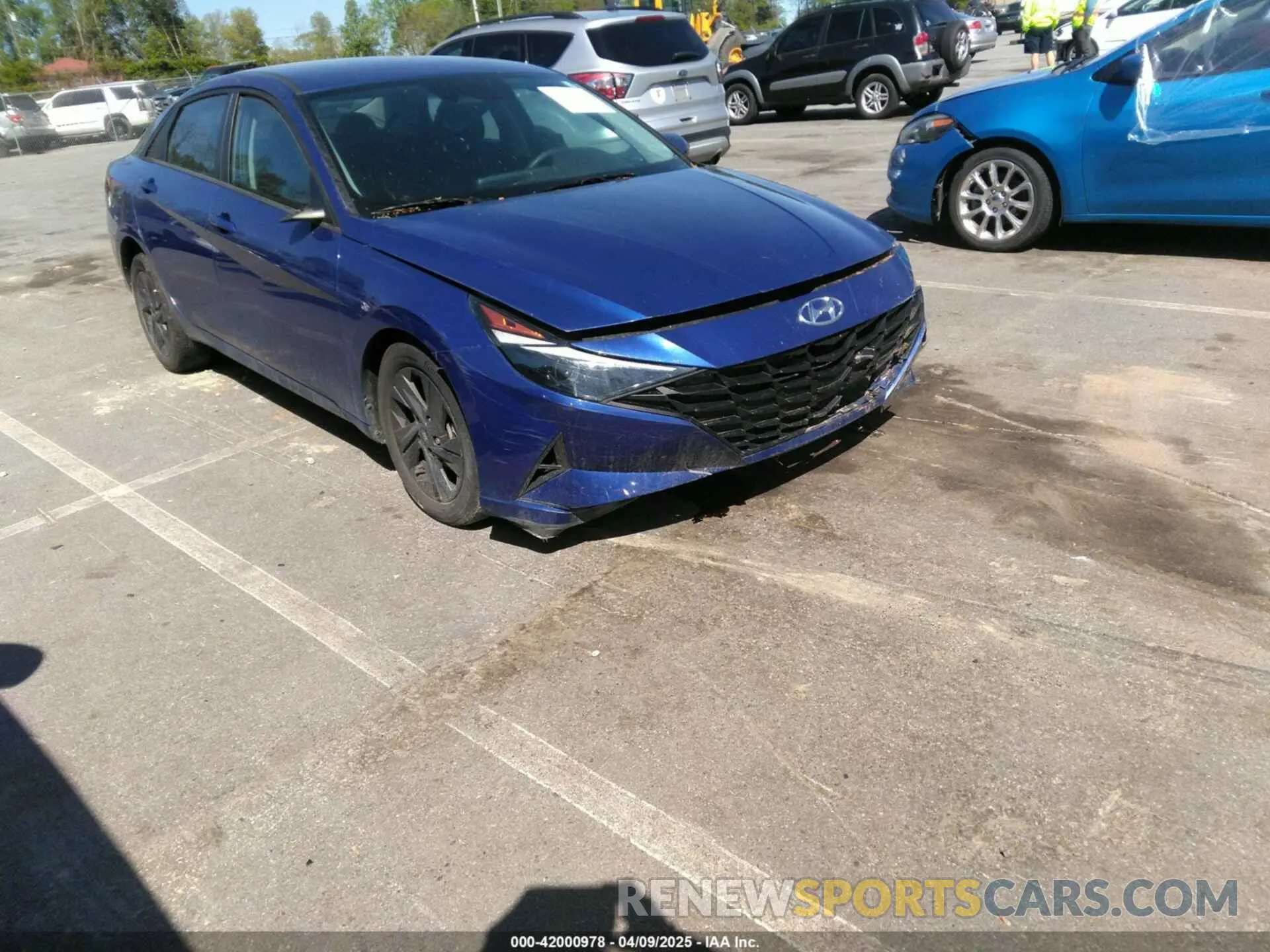1 fotografías del automóvil dañado 5NPLM4AG8PH110215 HYUNDAI ELANTRA 2023
