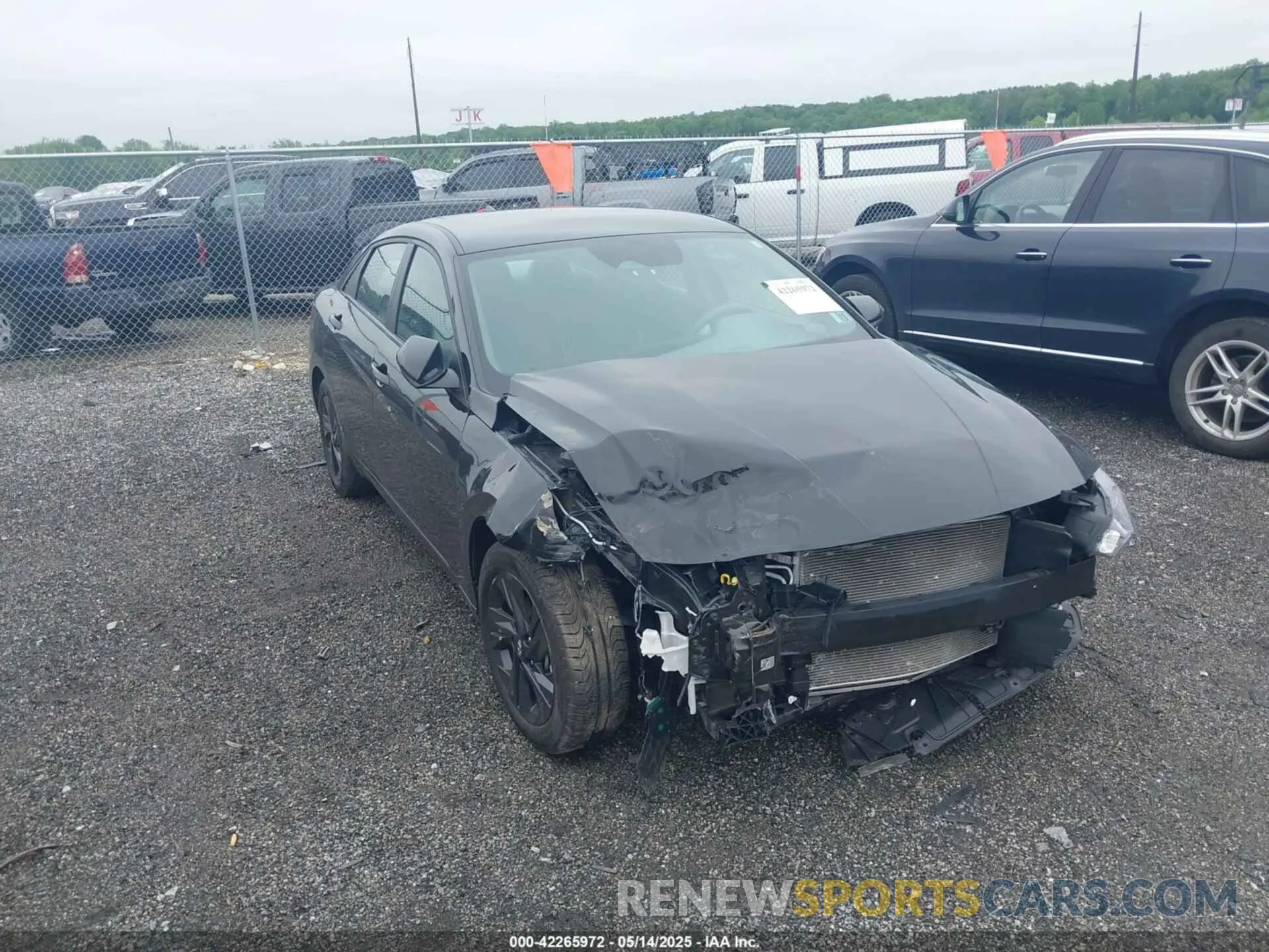 1 fotografías del automóvil dañado 5NPLM4AG8PH112384 HYUNDAI ELANTRA 2023