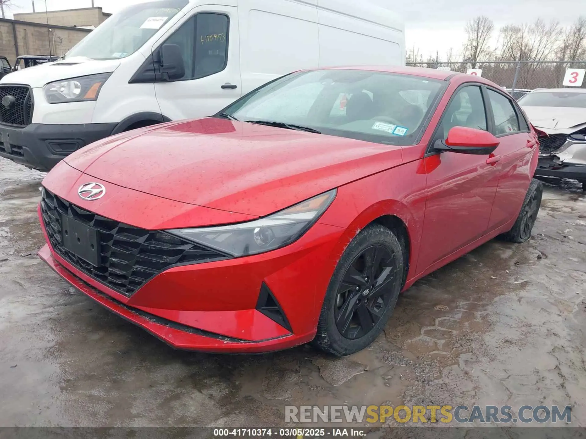 2 fotografías del automóvil dañado 5NPLM4AG9PH092047 HYUNDAI ELANTRA 2023