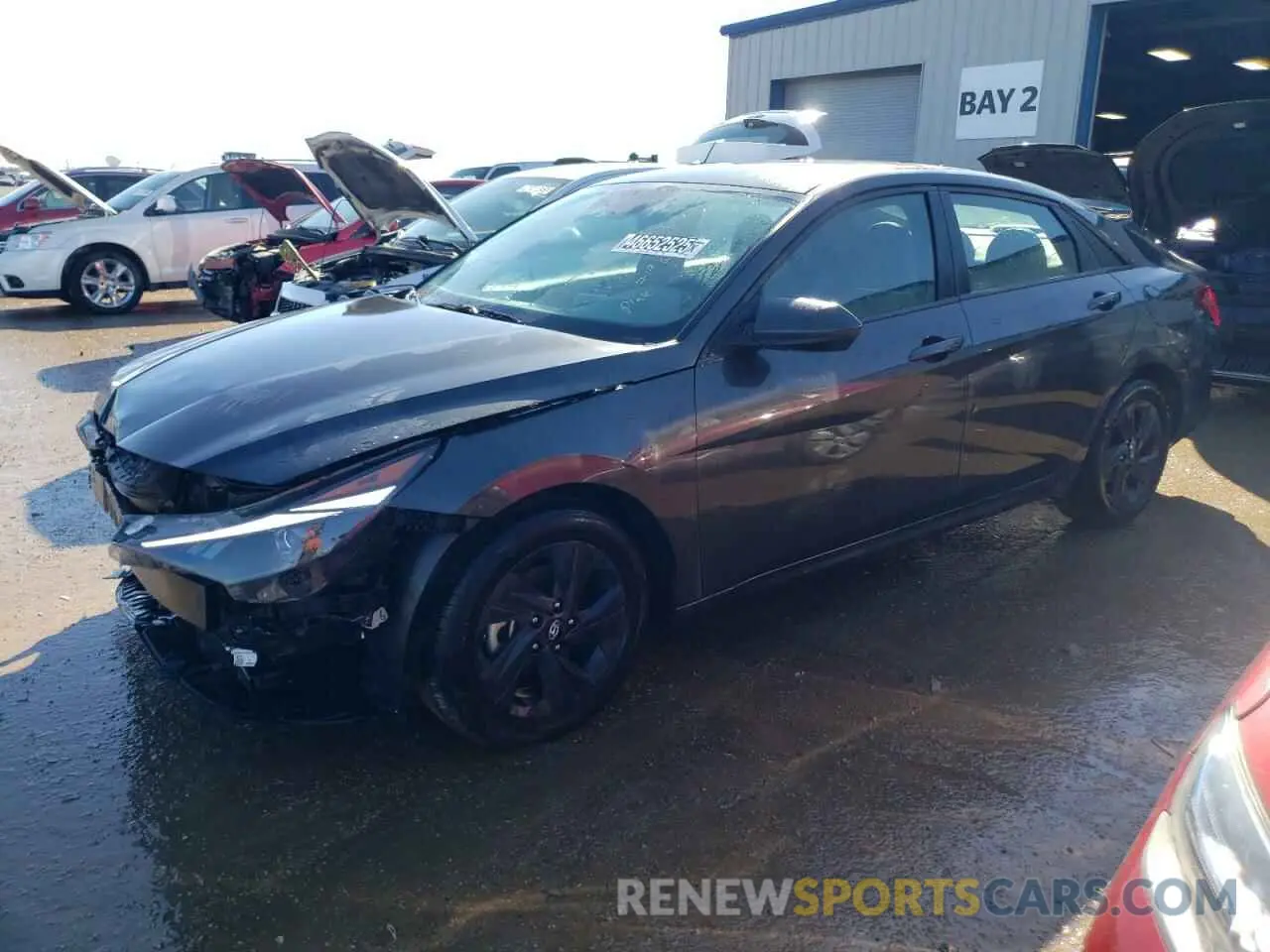 1 fotografías del automóvil dañado 5NPLM4AG9PH101443 HYUNDAI ELANTRA 2023