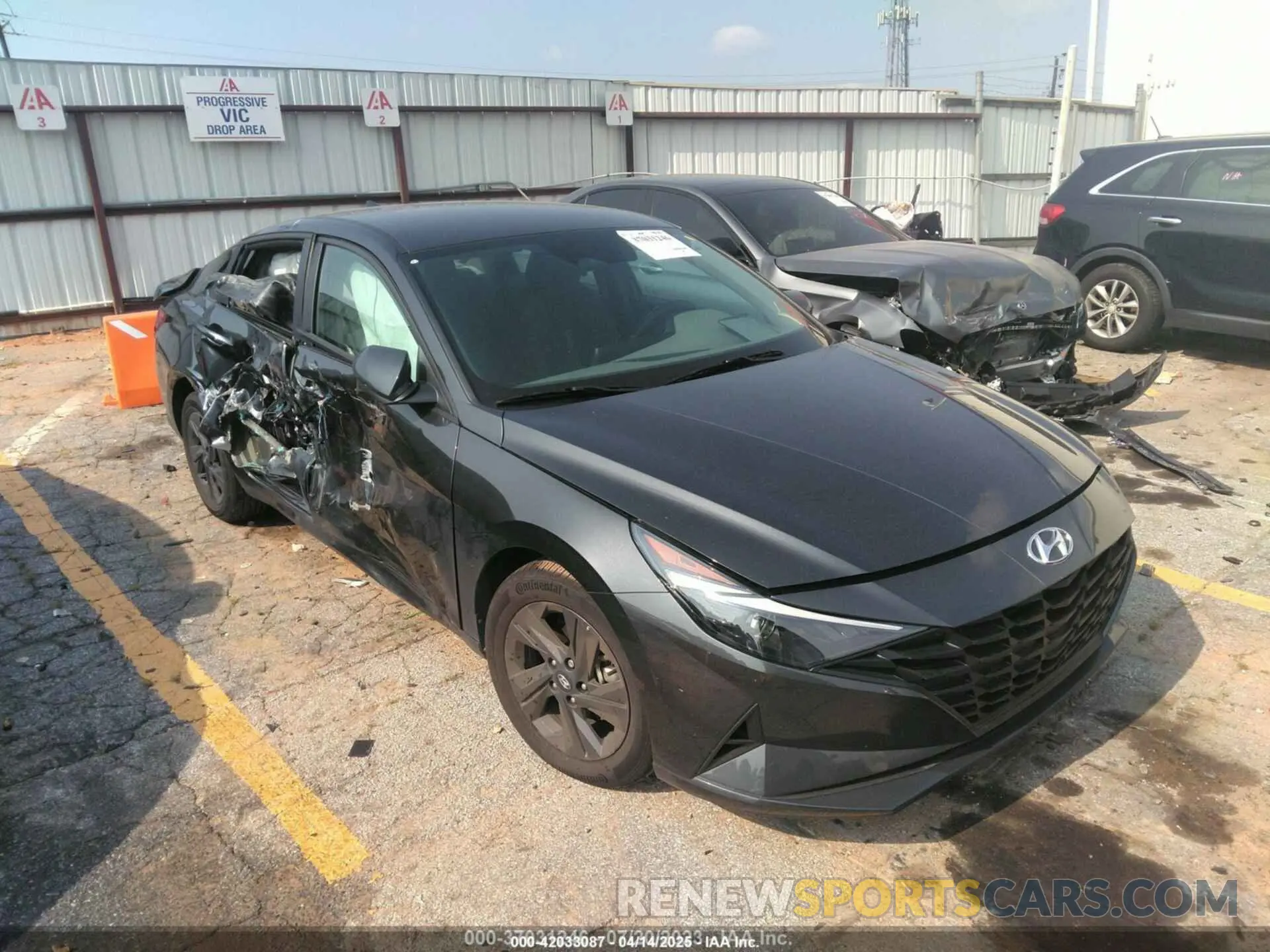 1 fotografías del automóvil dañado 5NPLM4AG9PH113737 HYUNDAI ELANTRA 2023