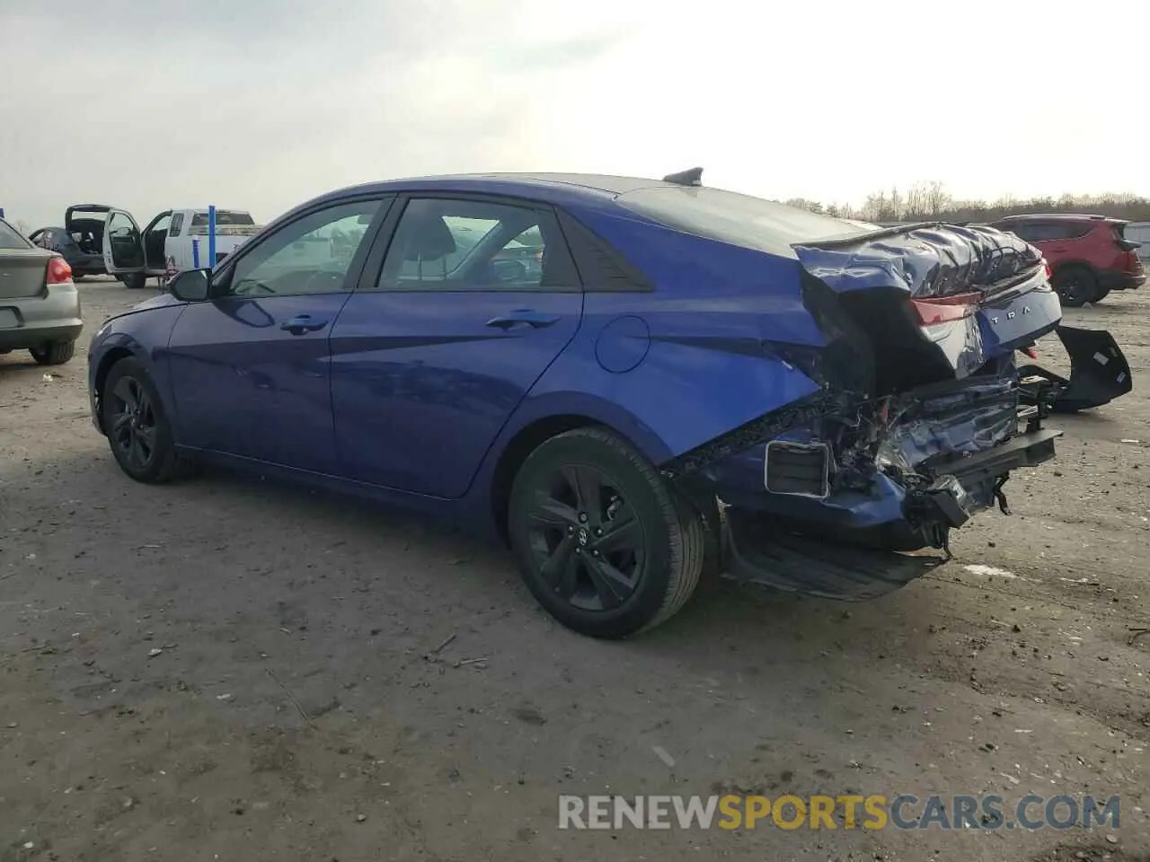 2 fotografías del automóvil dañado 5NPLM4AGXPH089349 HYUNDAI ELANTRA 2023