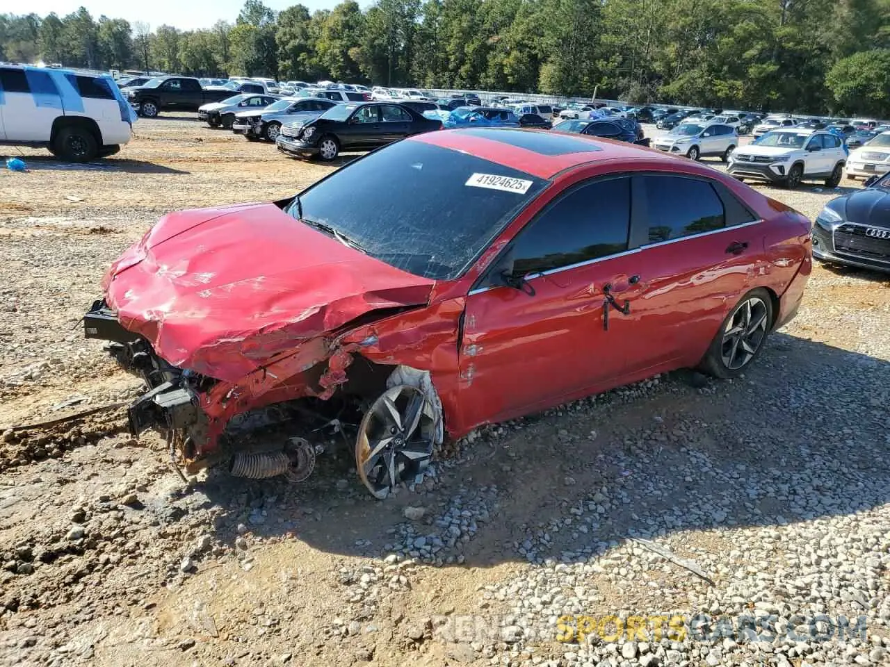 1 fotografías del automóvil dañado 5NPLP4AG1PH111567 HYUNDAI ELANTRA 2023