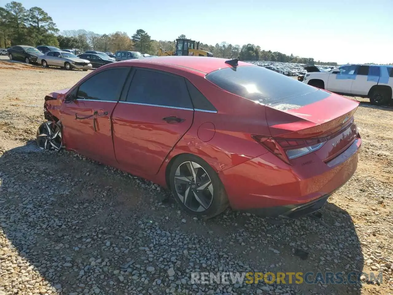 2 fotografías del automóvil dañado 5NPLP4AG1PH111567 HYUNDAI ELANTRA 2023