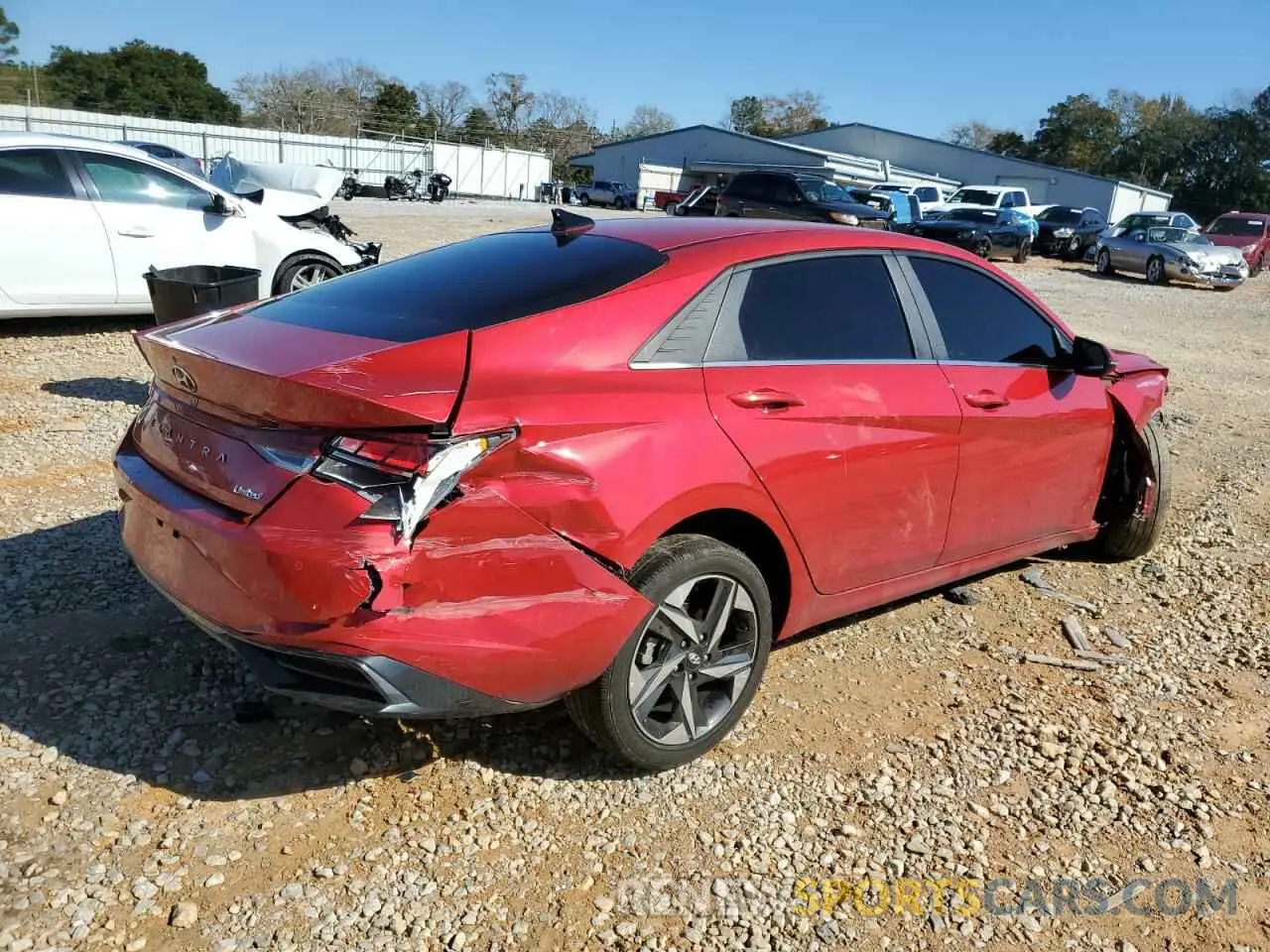 3 fotografías del automóvil dañado 5NPLP4AG1PH111567 HYUNDAI ELANTRA 2023