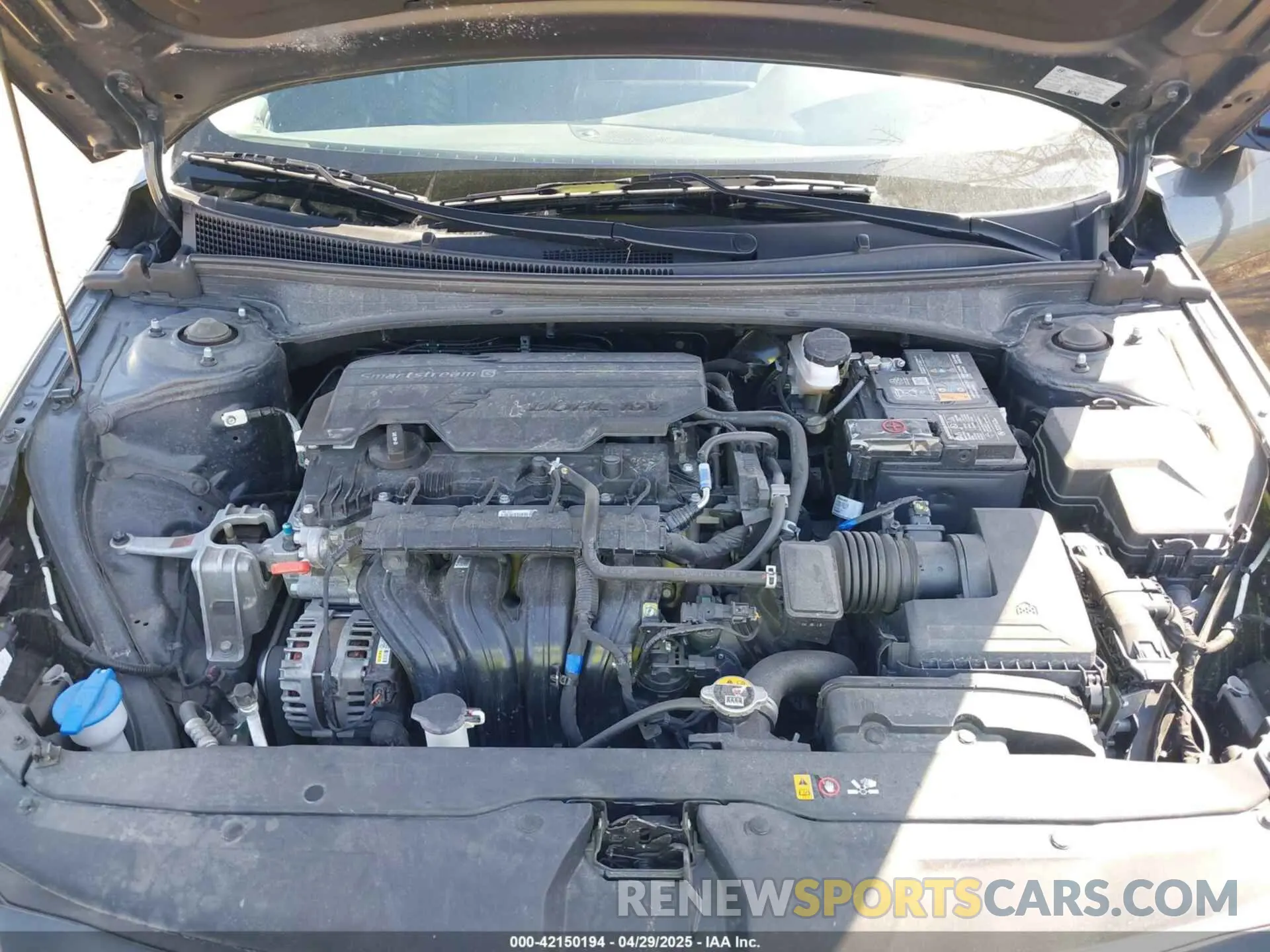 10 fotografías del automóvil dañado 5NPLP4AG1PH112069 HYUNDAI ELANTRA 2023