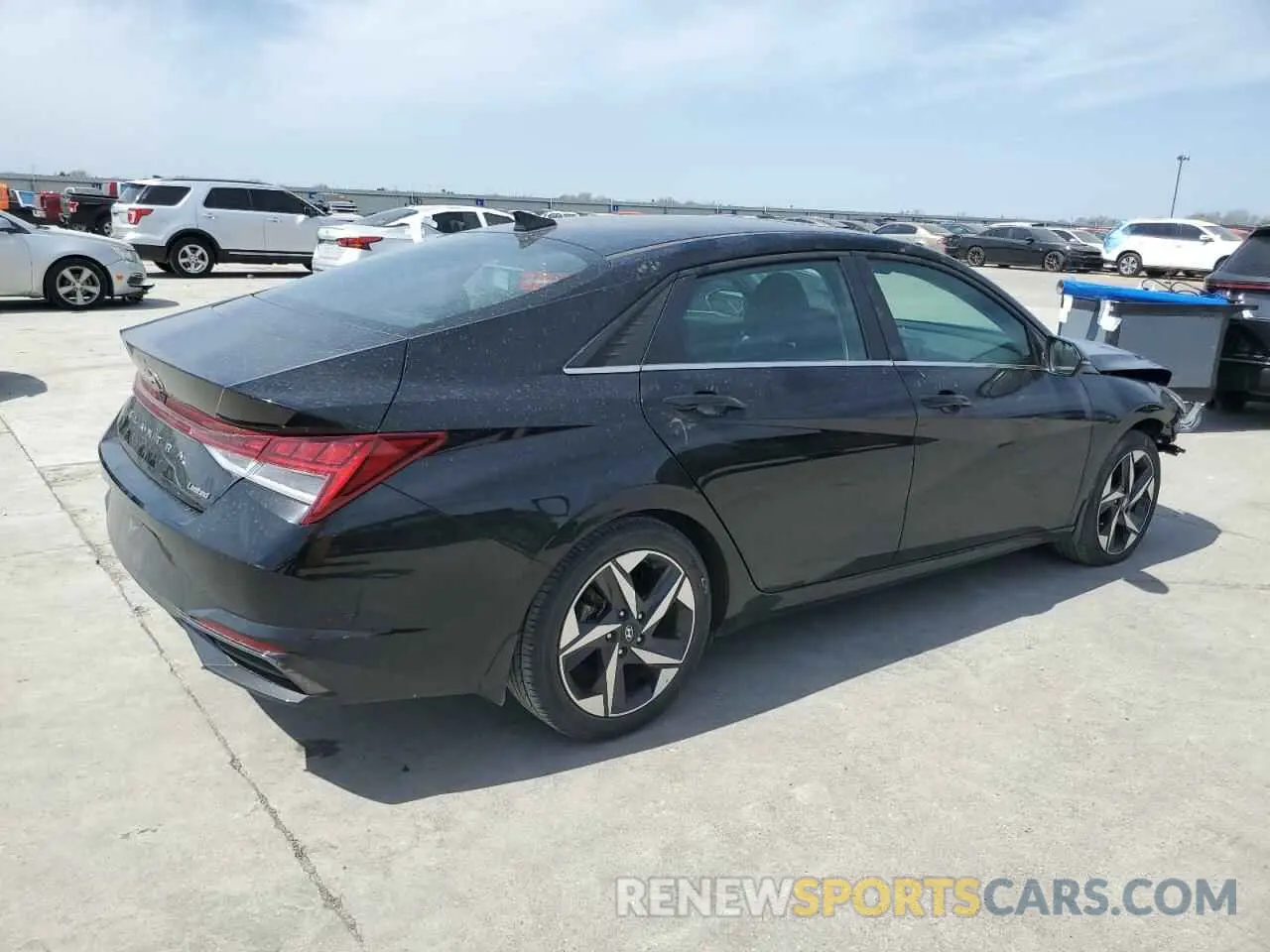 3 fotografías del automóvil dañado 5NPLP4AG2PH108953 HYUNDAI ELANTRA 2023