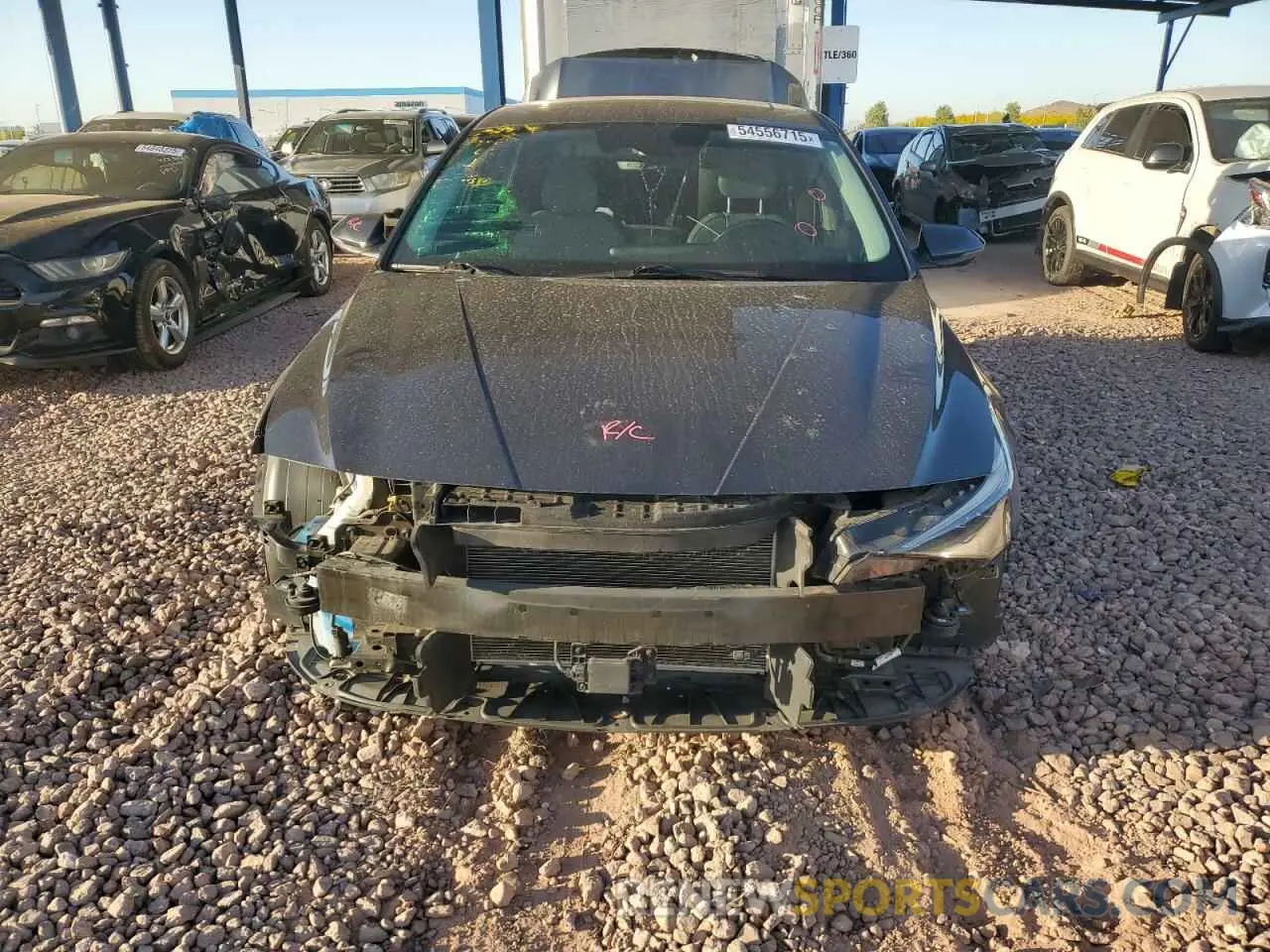 5 fotografías del automóvil dañado 5NPLP4AG3PH091001 HYUNDAI ELANTRA 2023