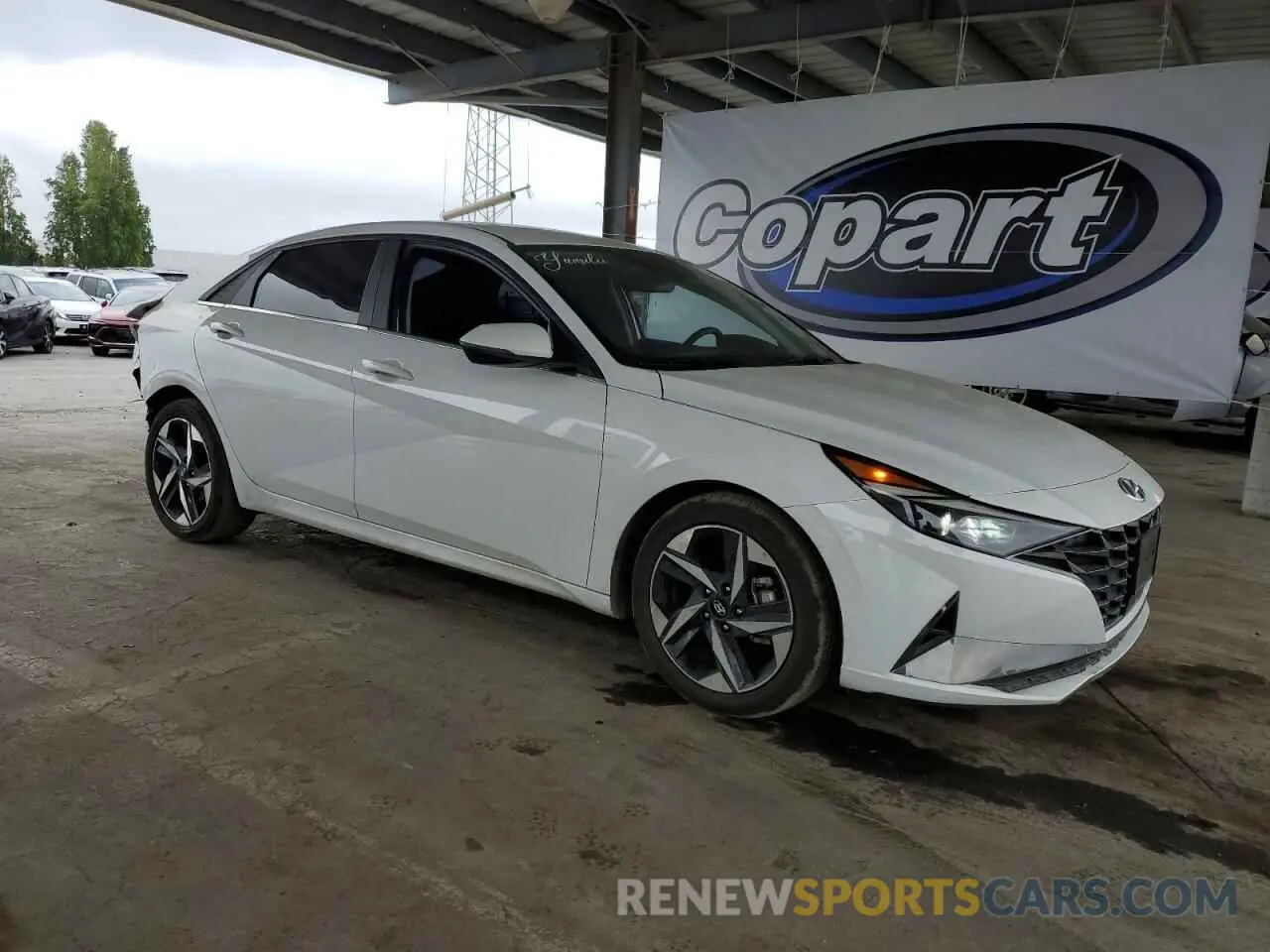 4 fotografías del automóvil dañado 5NPLP4AG4PH112051 HYUNDAI ELANTRA 2023