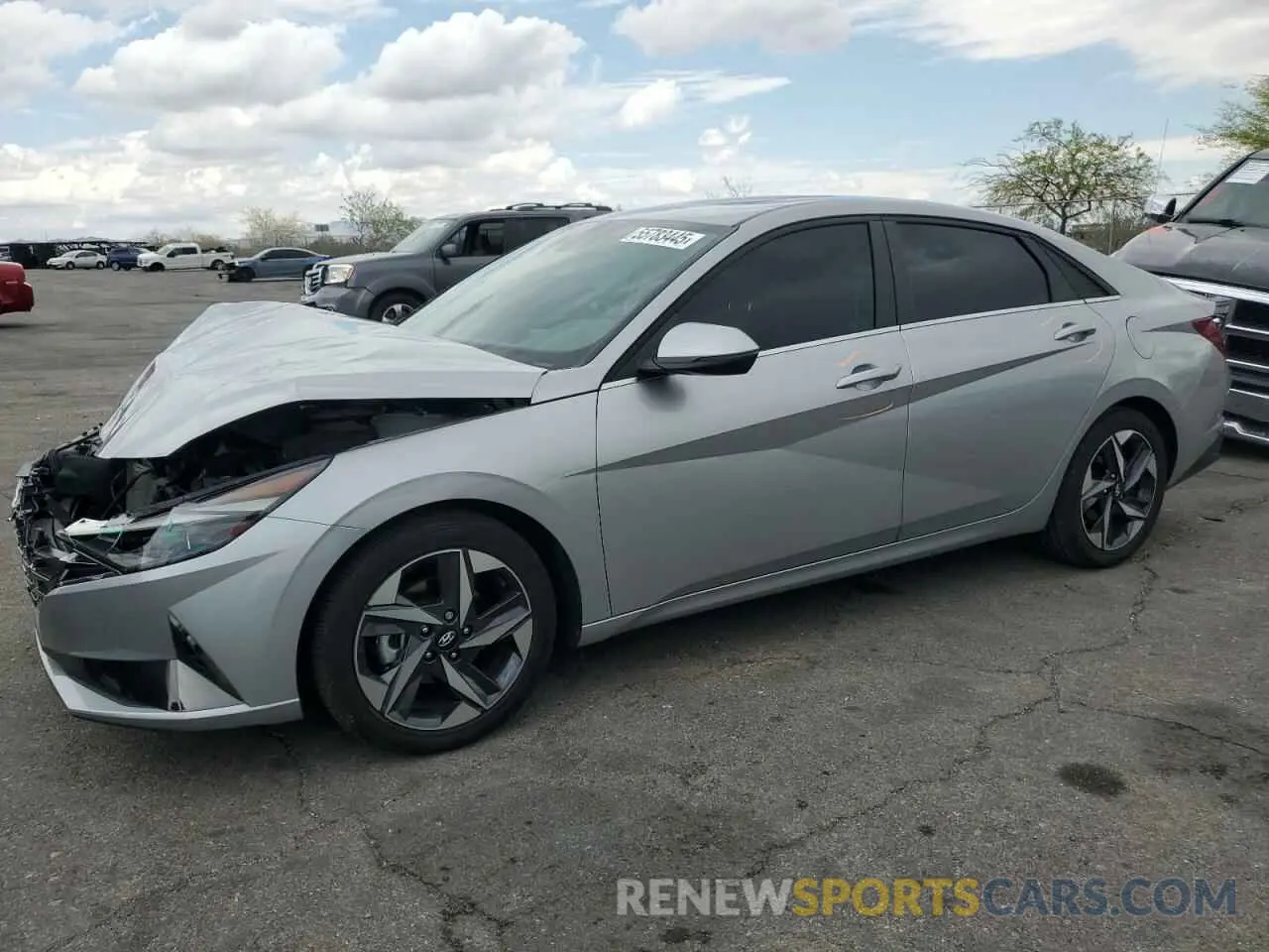 1 fotografías del automóvil dañado 5NPLP4AG6PH091106 HYUNDAI ELANTRA 2023