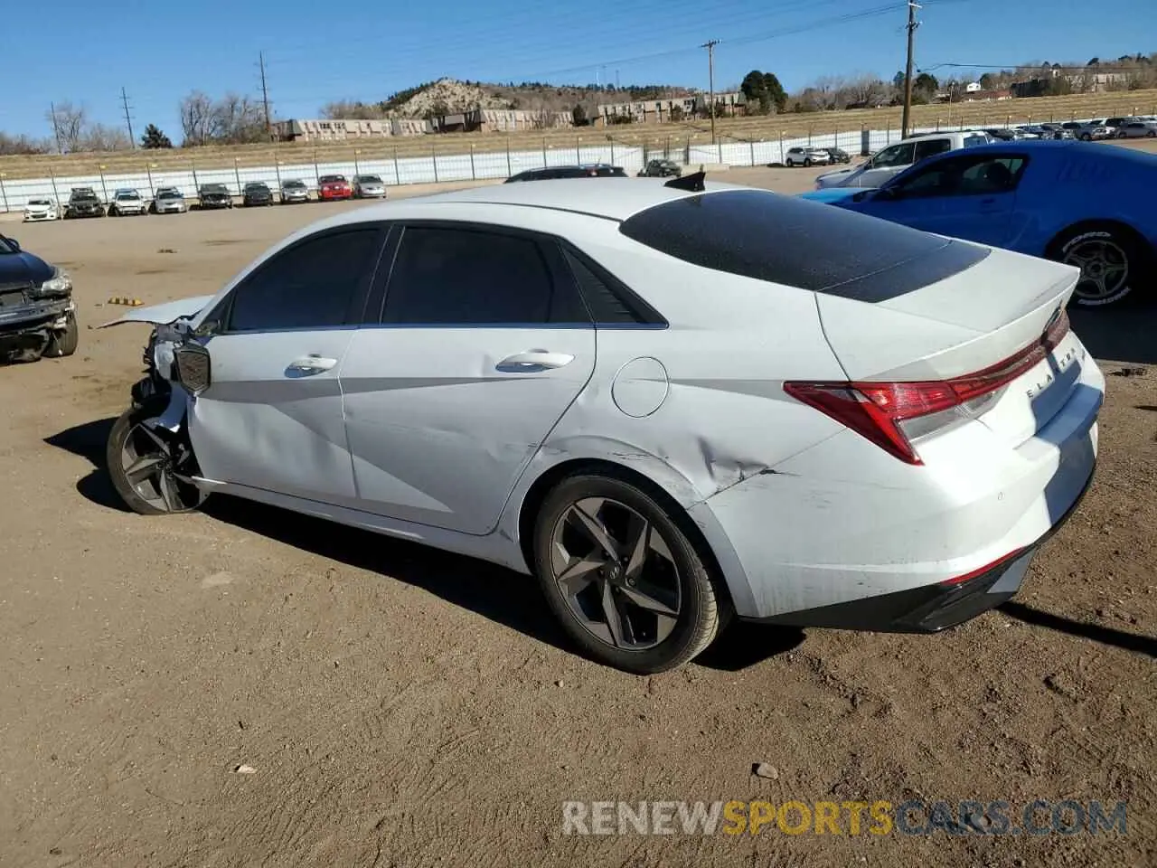 2 fotografías del automóvil dañado 5NPLP4AG6PH097648 HYUNDAI ELANTRA 2023
