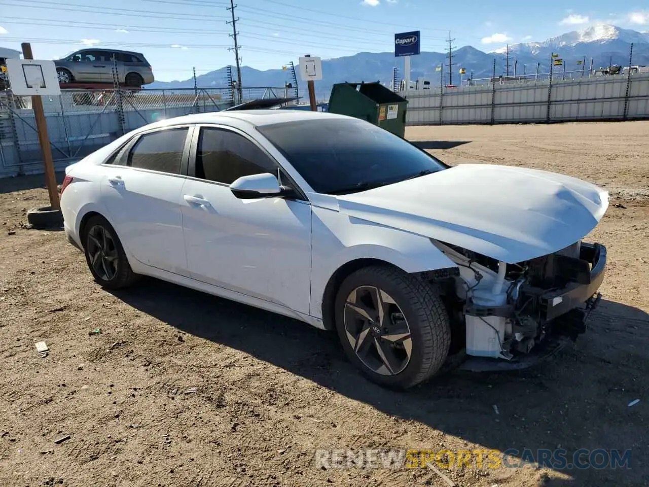 4 fotografías del automóvil dañado 5NPLP4AG6PH097648 HYUNDAI ELANTRA 2023