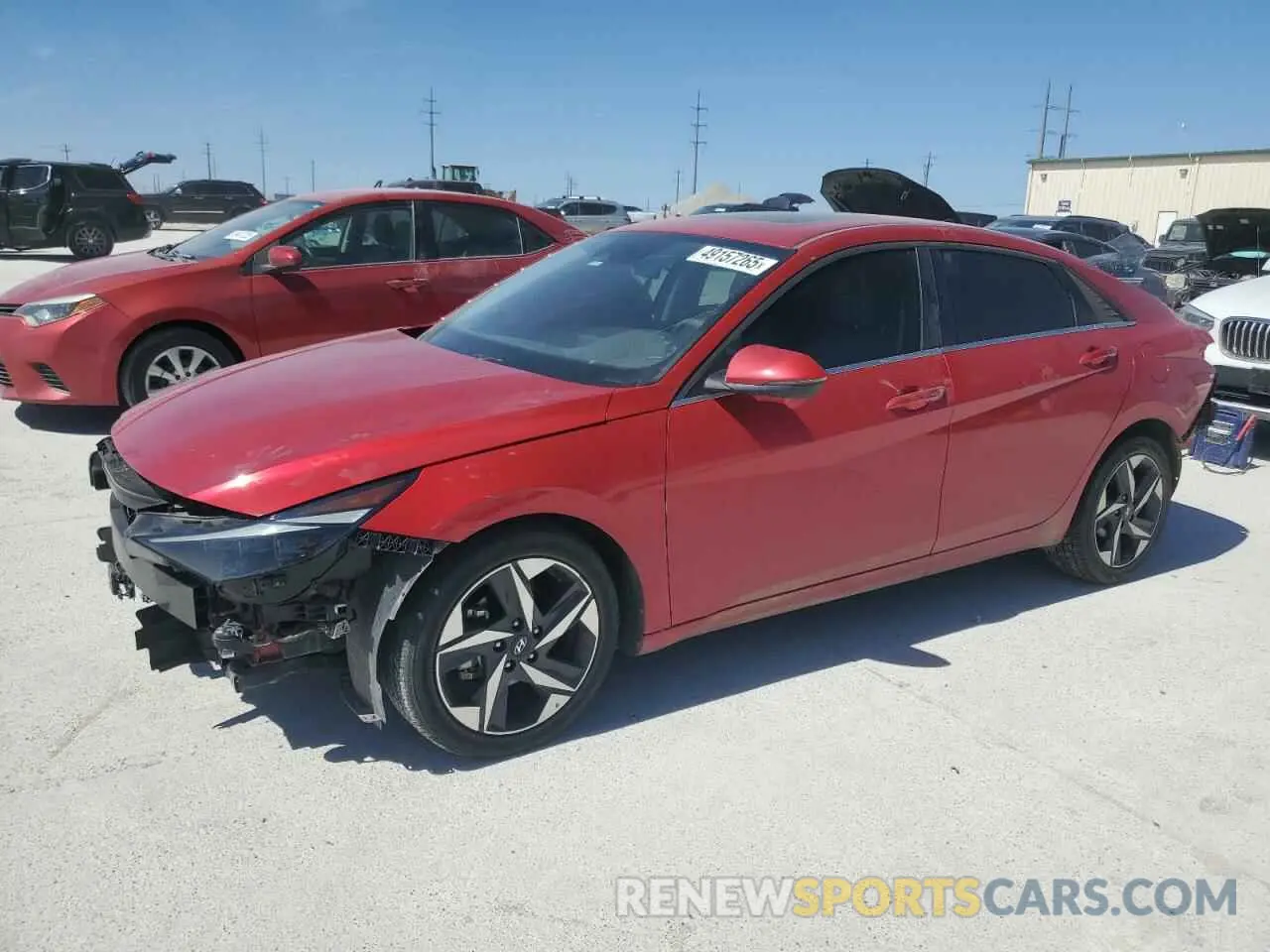 1 fotografías del automóvil dañado 5NPLP4AG6PH109054 HYUNDAI ELANTRA 2023