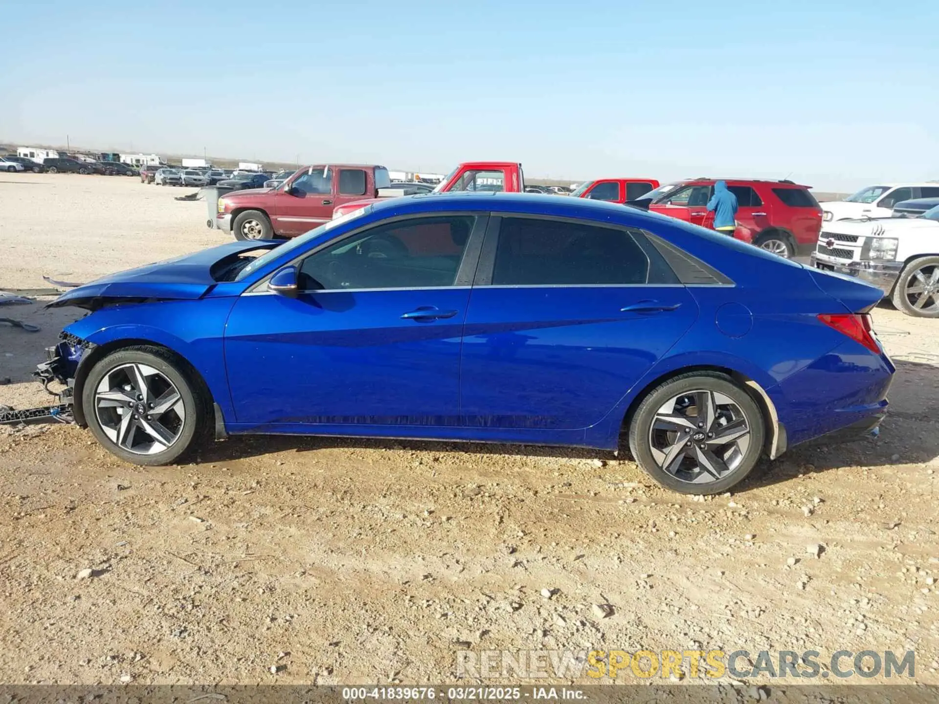 14 fotografías del automóvil dañado 5NPLP4AG7PH110309 HYUNDAI ELANTRA 2023