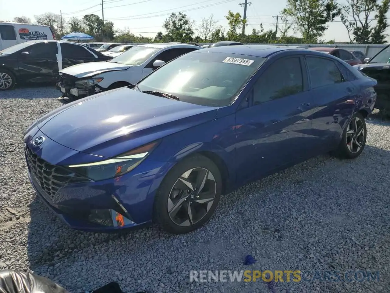 1 fotografías del automóvil dañado 5NPLP4AG9PH097093 HYUNDAI ELANTRA 2023