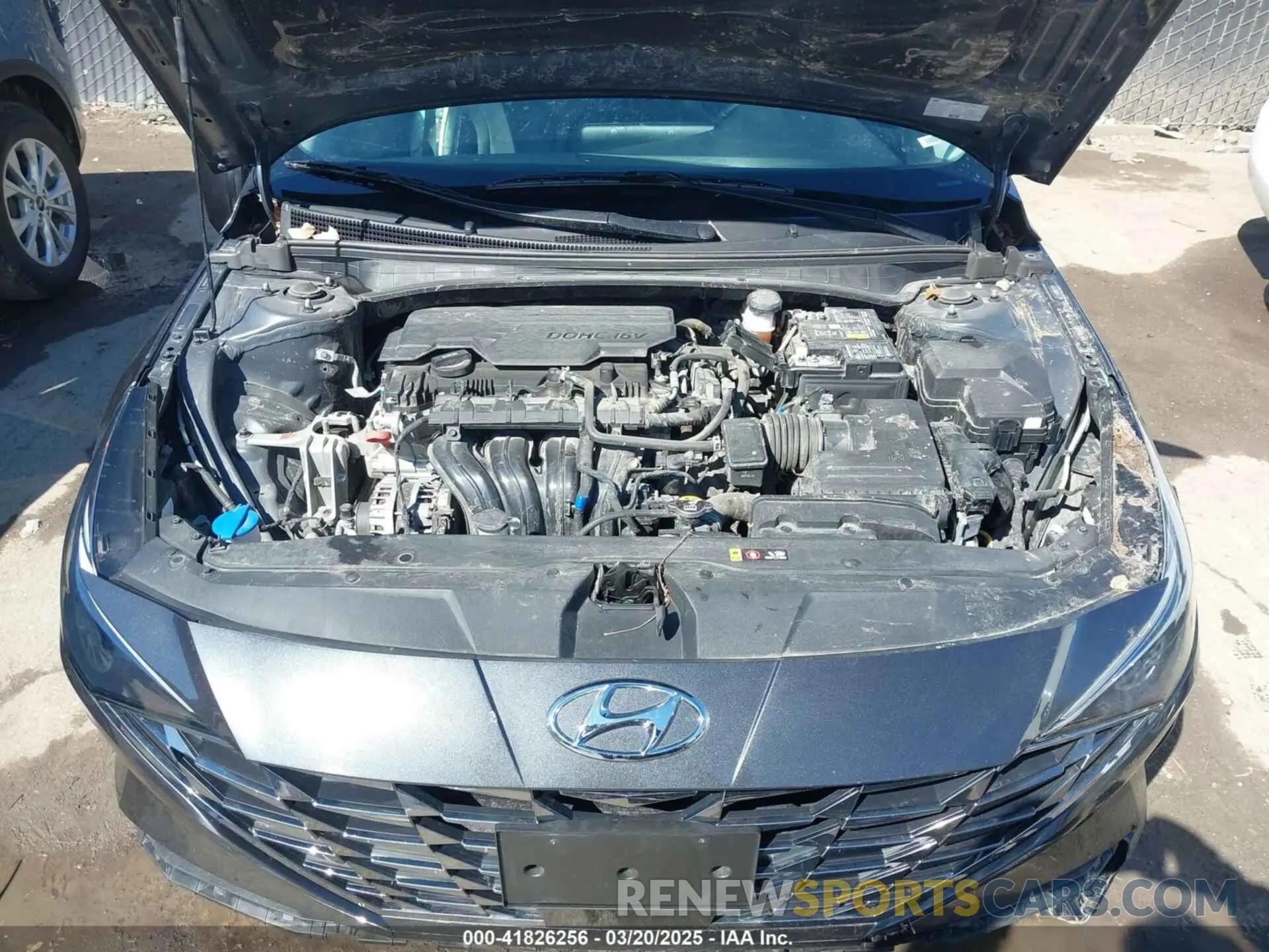 10 fotografías del automóvil dañado 5NPLP4AG9PH109100 HYUNDAI ELANTRA 2023