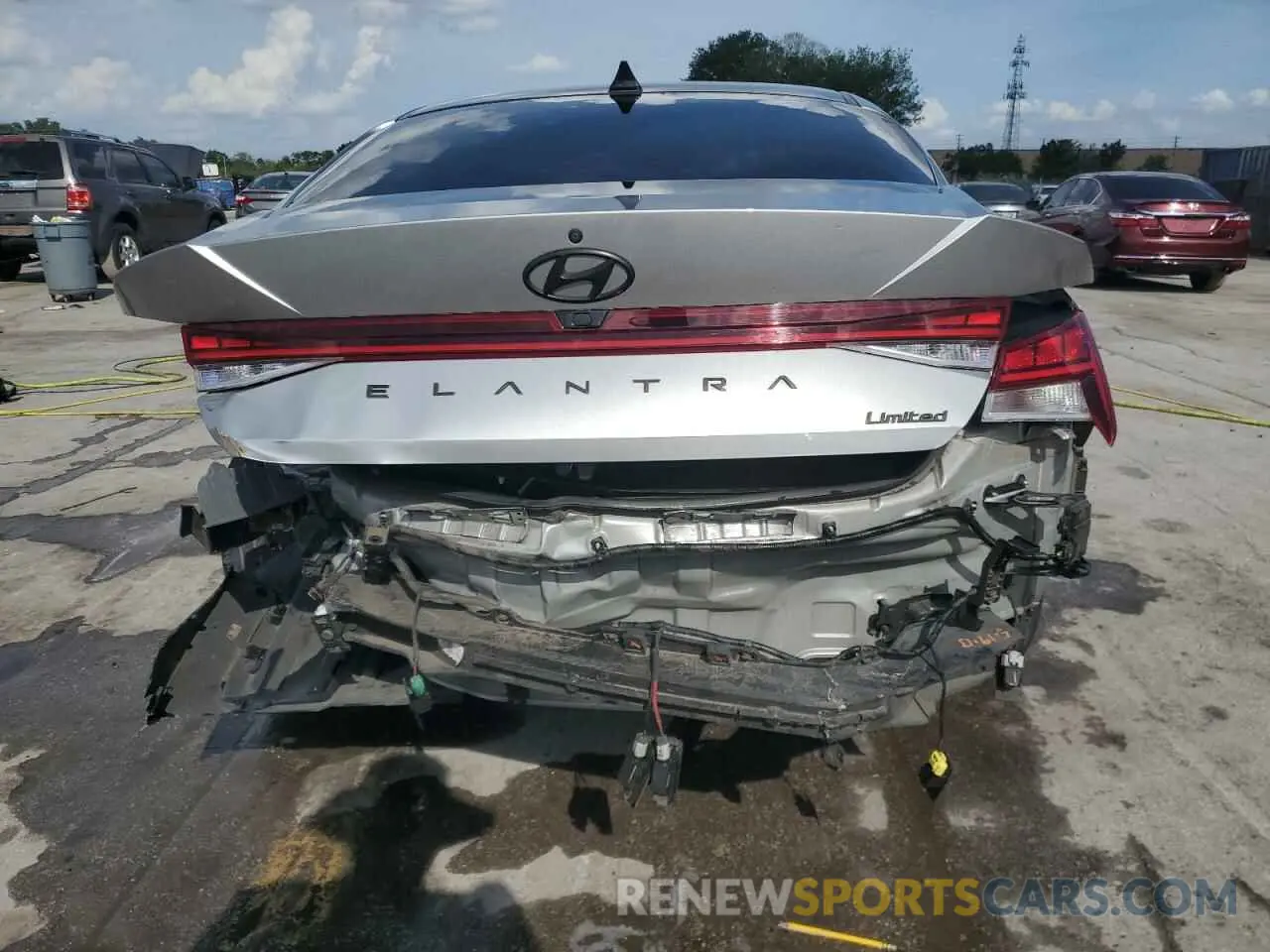 6 fotografías del automóvil dañado 5NPLP4AGXPH089813 HYUNDAI ELANTRA 2023