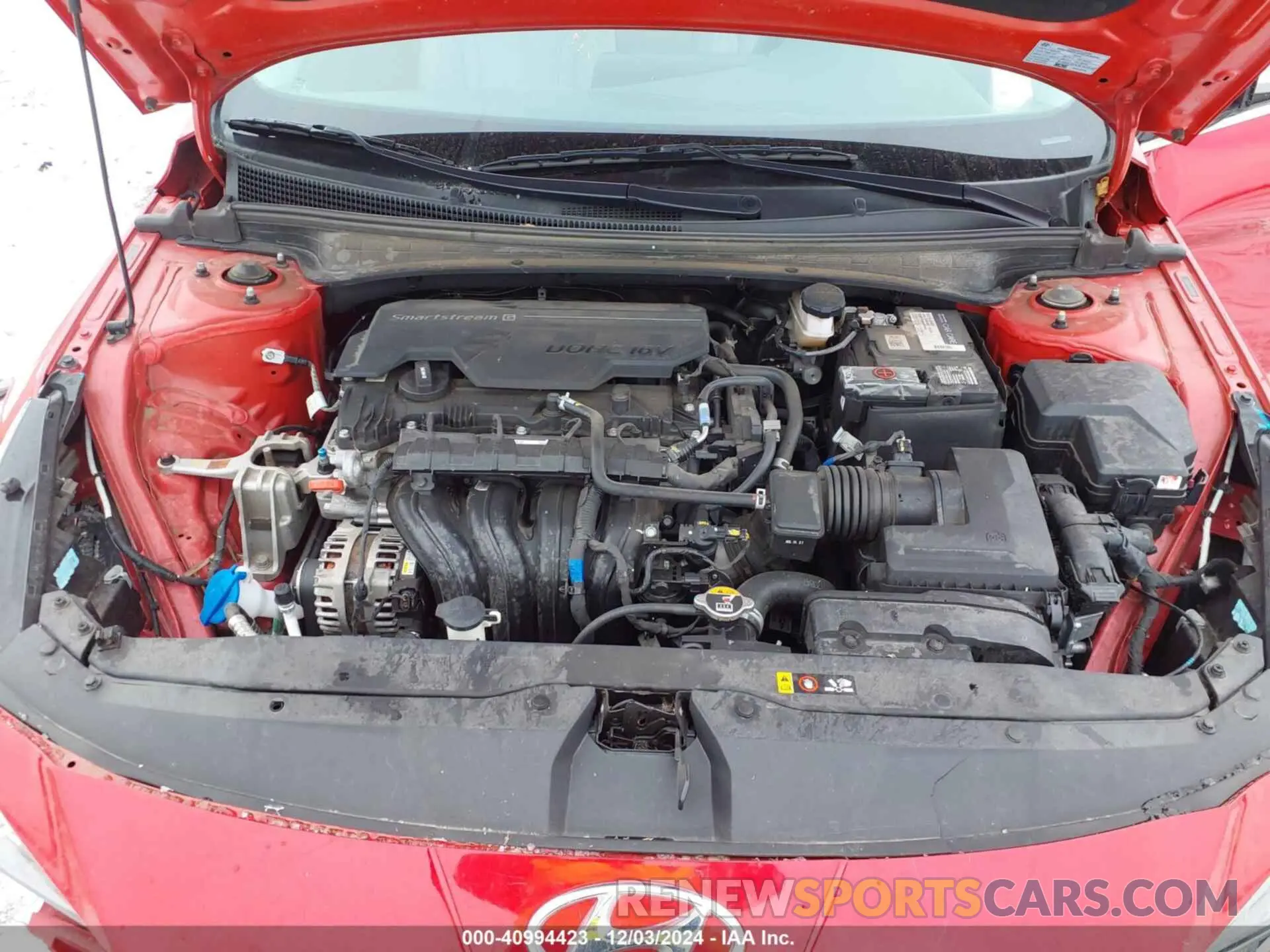 10 fotografías del automóvil dañado 5NPLP4AGXPH109879 HYUNDAI ELANTRA 2023