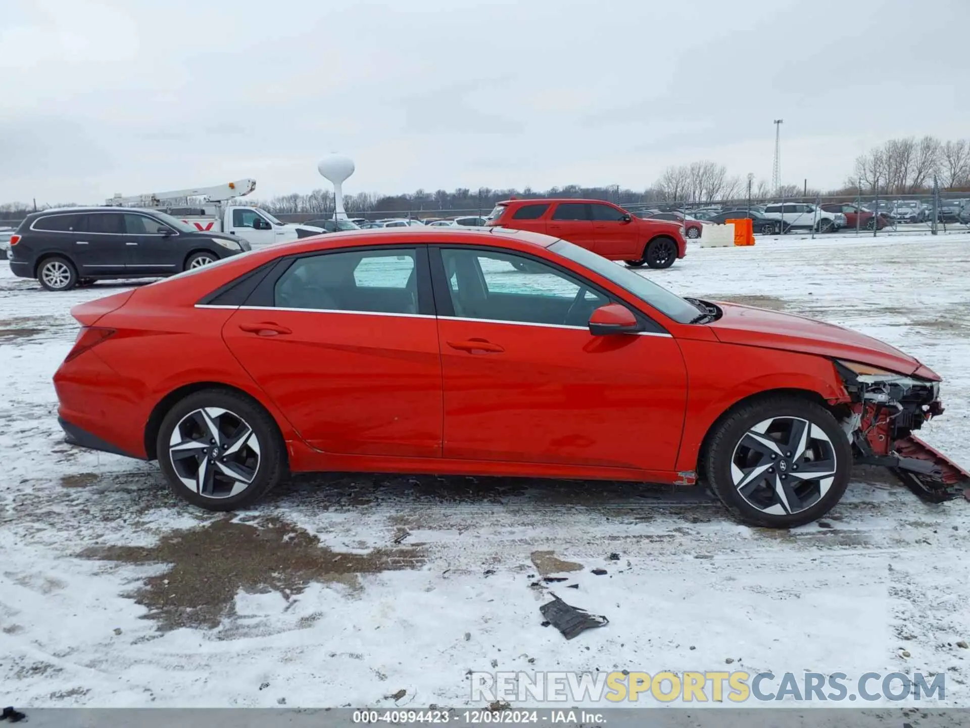 13 fotografías del automóvil dañado 5NPLP4AGXPH109879 HYUNDAI ELANTRA 2023