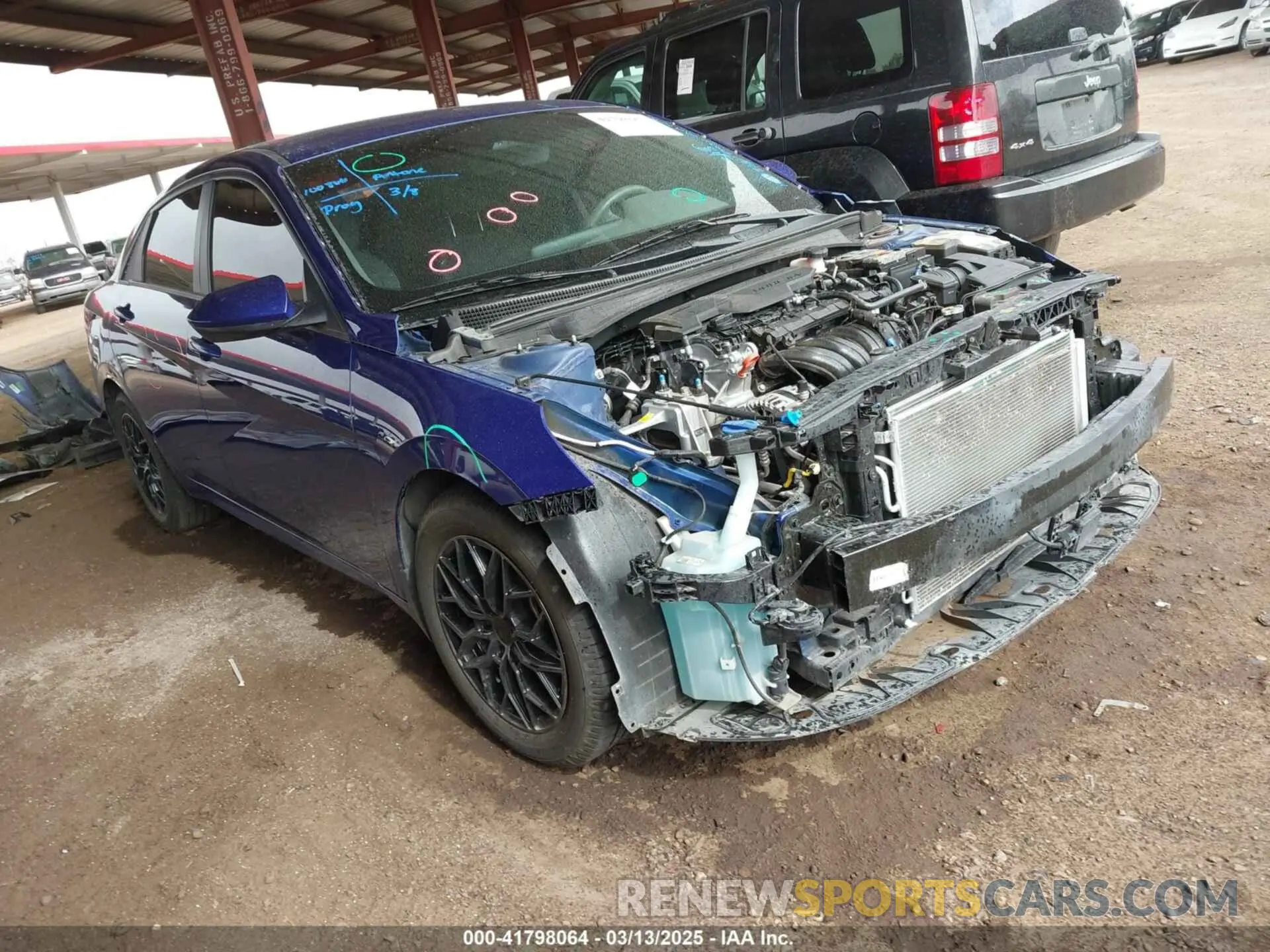 1 fotografías del automóvil dañado 5NPLS4AG0PH090158 HYUNDAI ELANTRA 2023