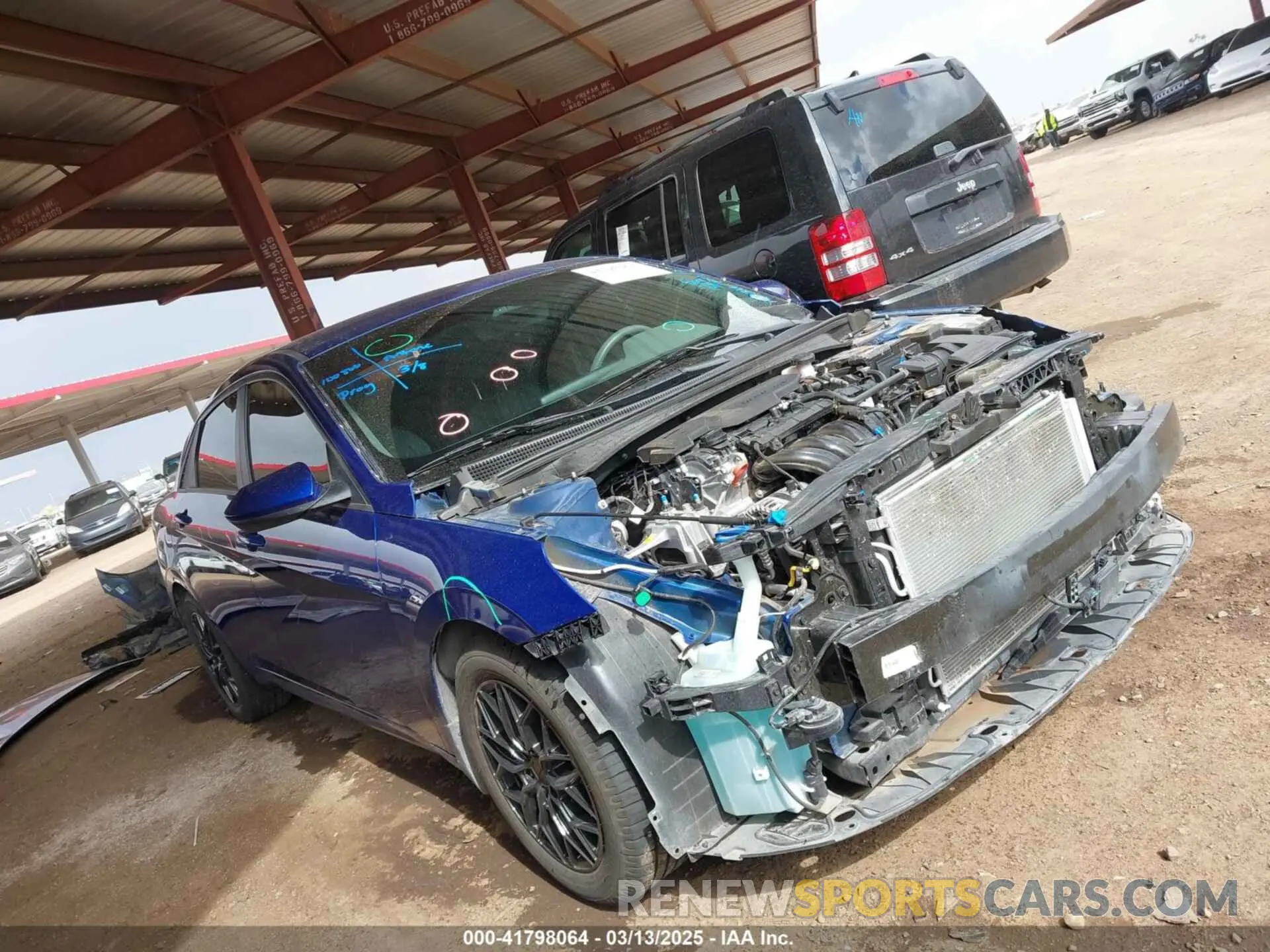 19 fotografías del automóvil dañado 5NPLS4AG0PH090158 HYUNDAI ELANTRA 2023