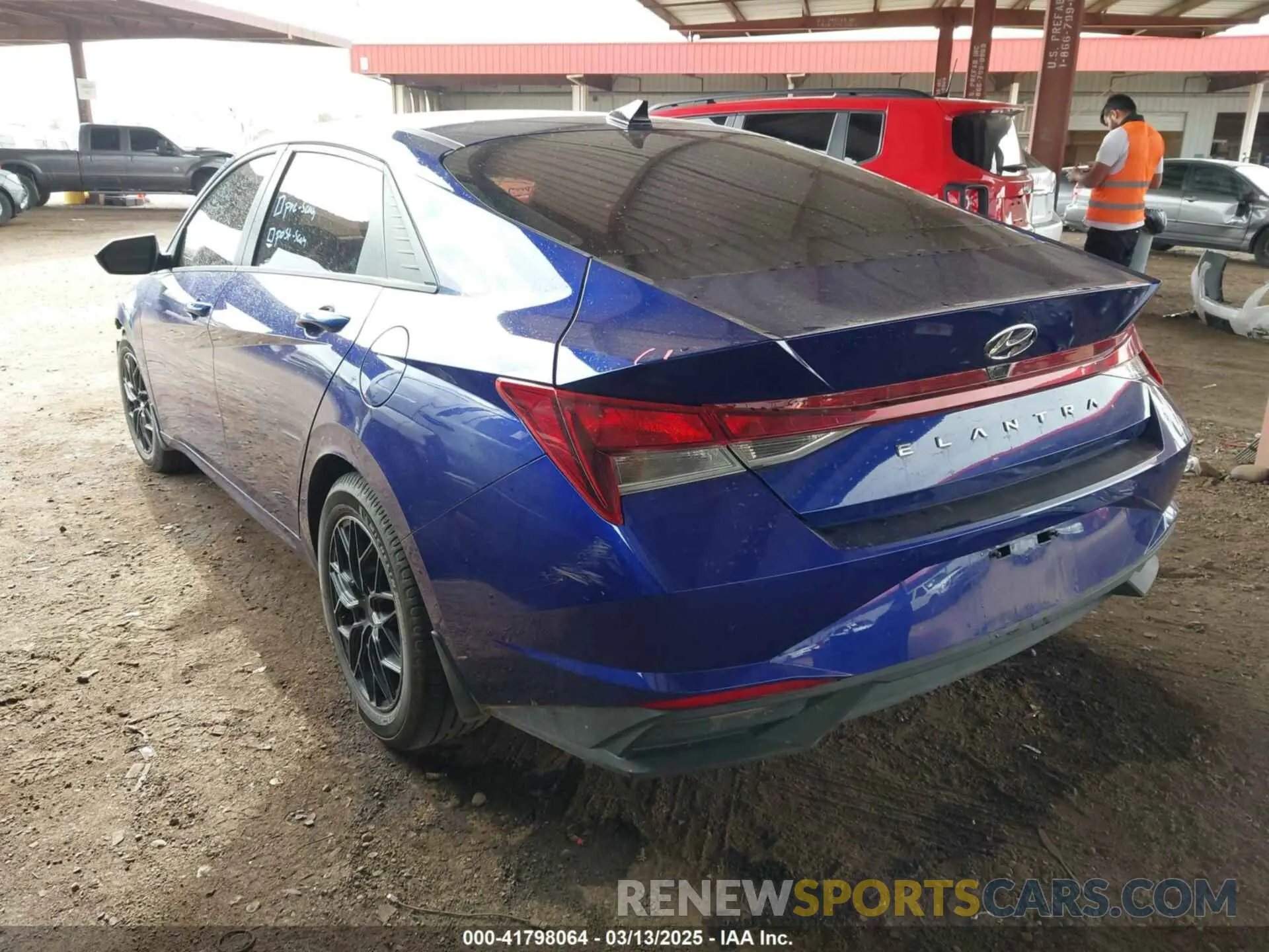 3 fotografías del automóvil dañado 5NPLS4AG0PH090158 HYUNDAI ELANTRA 2023