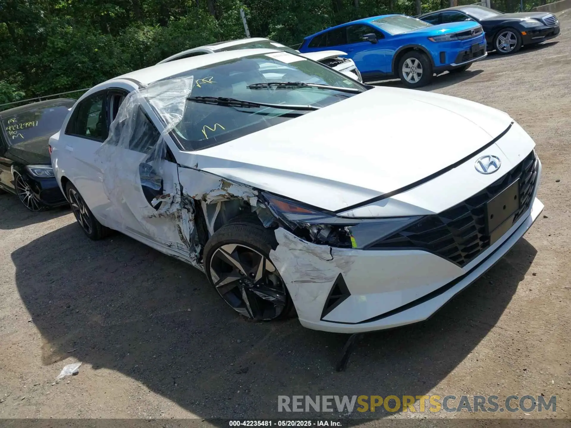 1 fotografías del automóvil dañado 5NPLS4AG0PH112059 HYUNDAI ELANTRA 2023