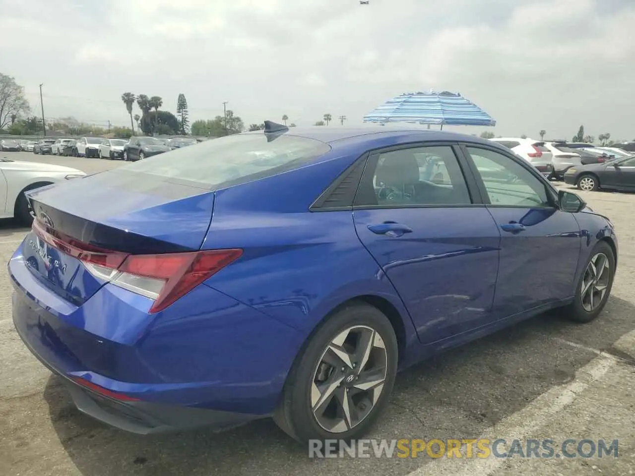 3 fotografías del automóvil dañado 5NPLS4AG1PH105556 HYUNDAI ELANTRA 2023