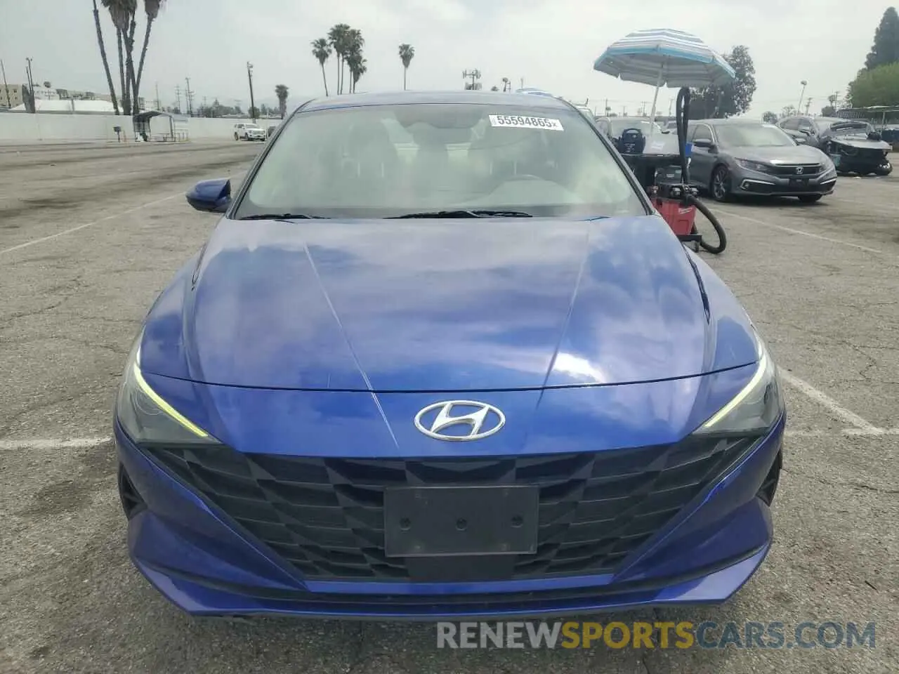5 fotografías del automóvil dañado 5NPLS4AG1PH105556 HYUNDAI ELANTRA 2023