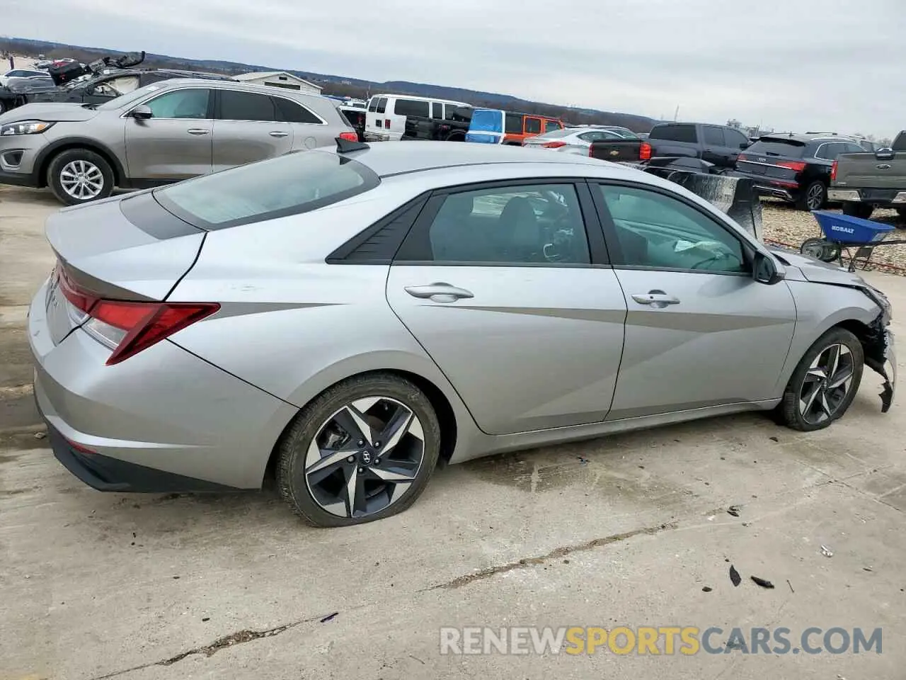 3 fotografías del automóvil dañado 5NPLS4AG1PH119733 HYUNDAI ELANTRA 2023