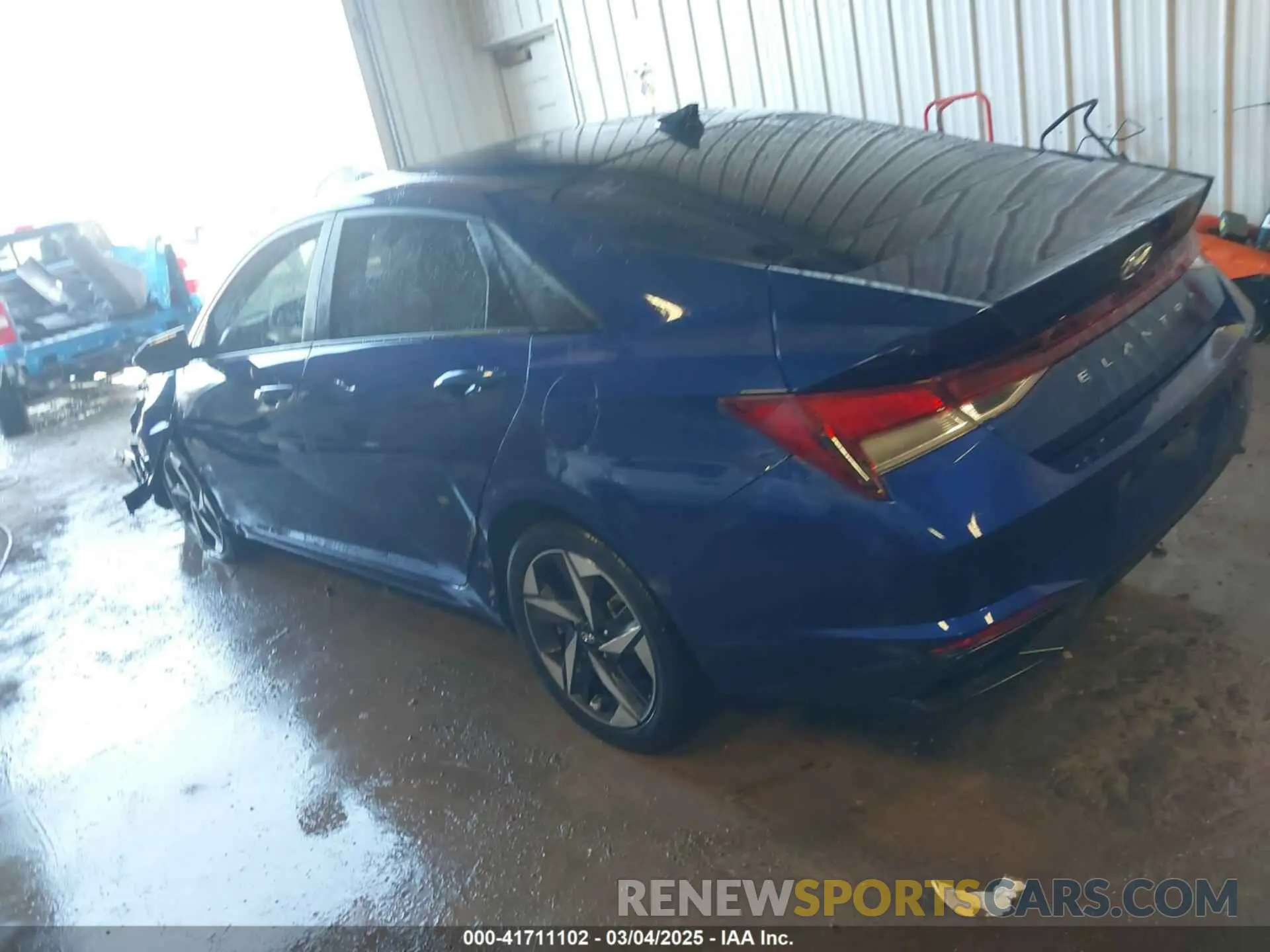 14 fotografías del automóvil dañado 5NPLS4AG2PH086628 HYUNDAI ELANTRA 2023