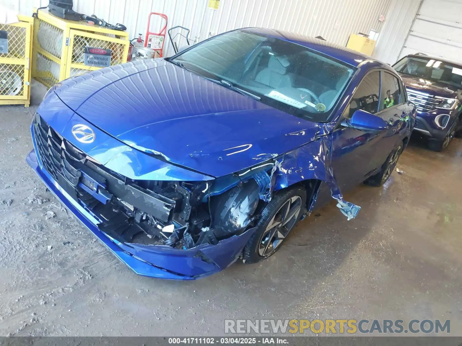 2 fotografías del automóvil dañado 5NPLS4AG2PH086628 HYUNDAI ELANTRA 2023