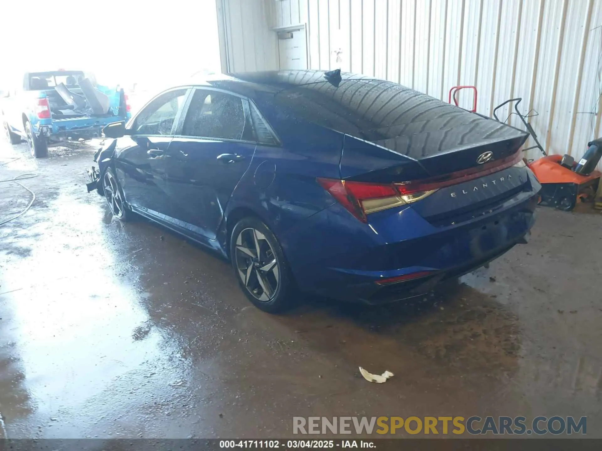3 fotografías del automóvil dañado 5NPLS4AG2PH086628 HYUNDAI ELANTRA 2023