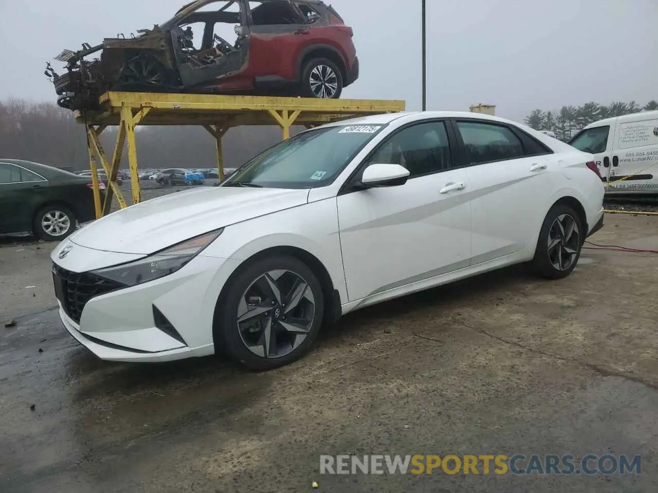 1 fotografías del automóvil dañado 5NPLS4AG2PH096589 HYUNDAI ELANTRA 2023