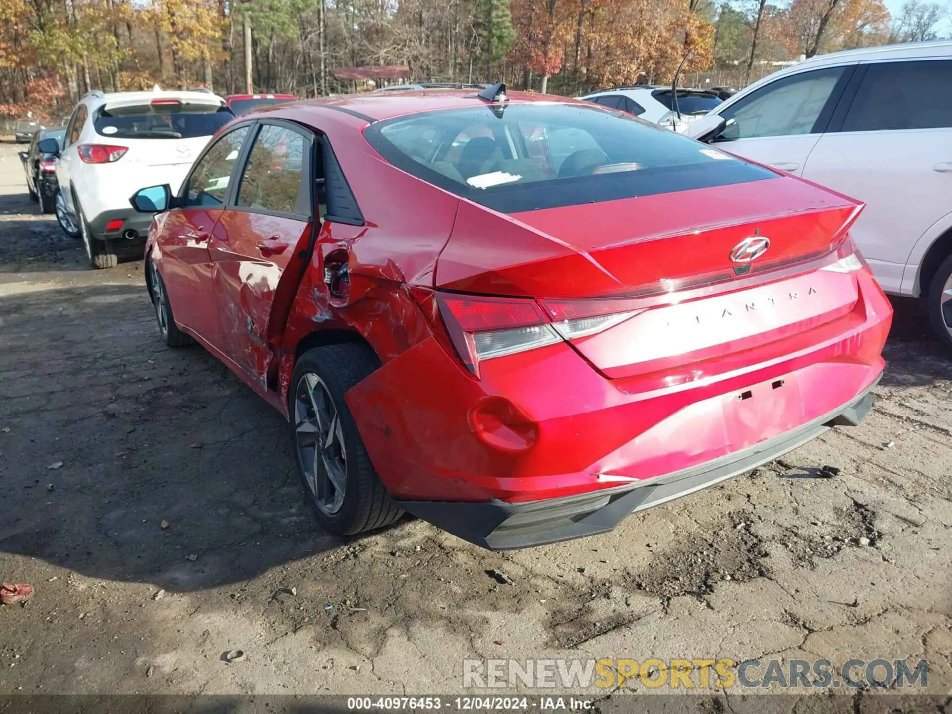 3 fotografías del automóvil dañado 5NPLS4AG2PH102004 HYUNDAI ELANTRA 2023