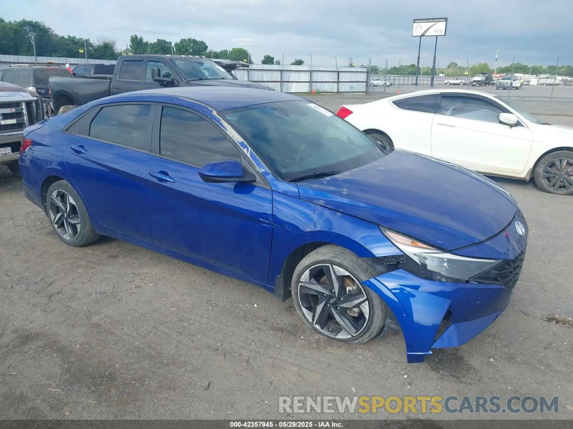 1 fotografías del automóvil dañado 5NPLS4AG2PH111673 HYUNDAI ELANTRA 2023
