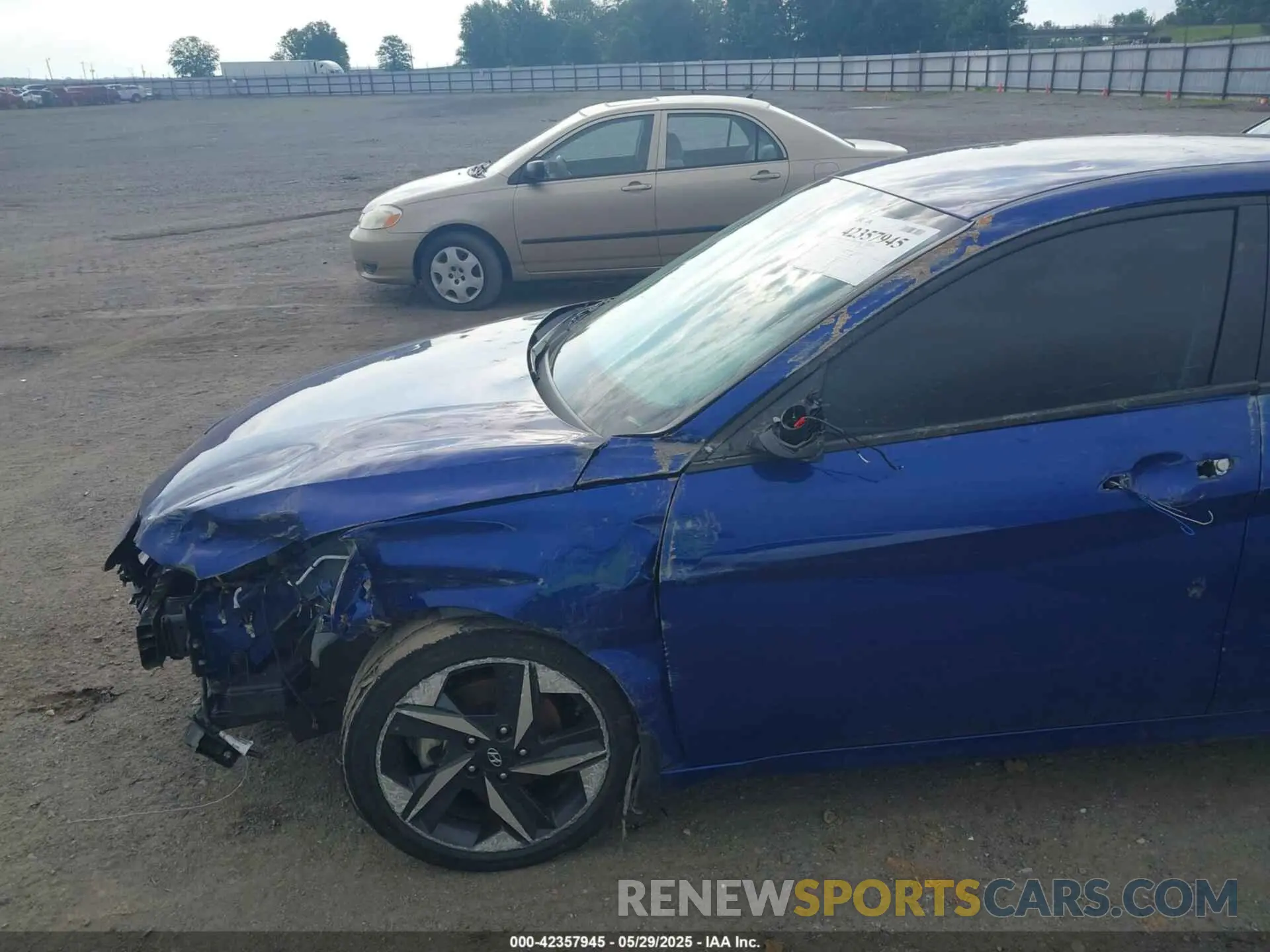 20 fotografías del automóvil dañado 5NPLS4AG2PH111673 HYUNDAI ELANTRA 2023