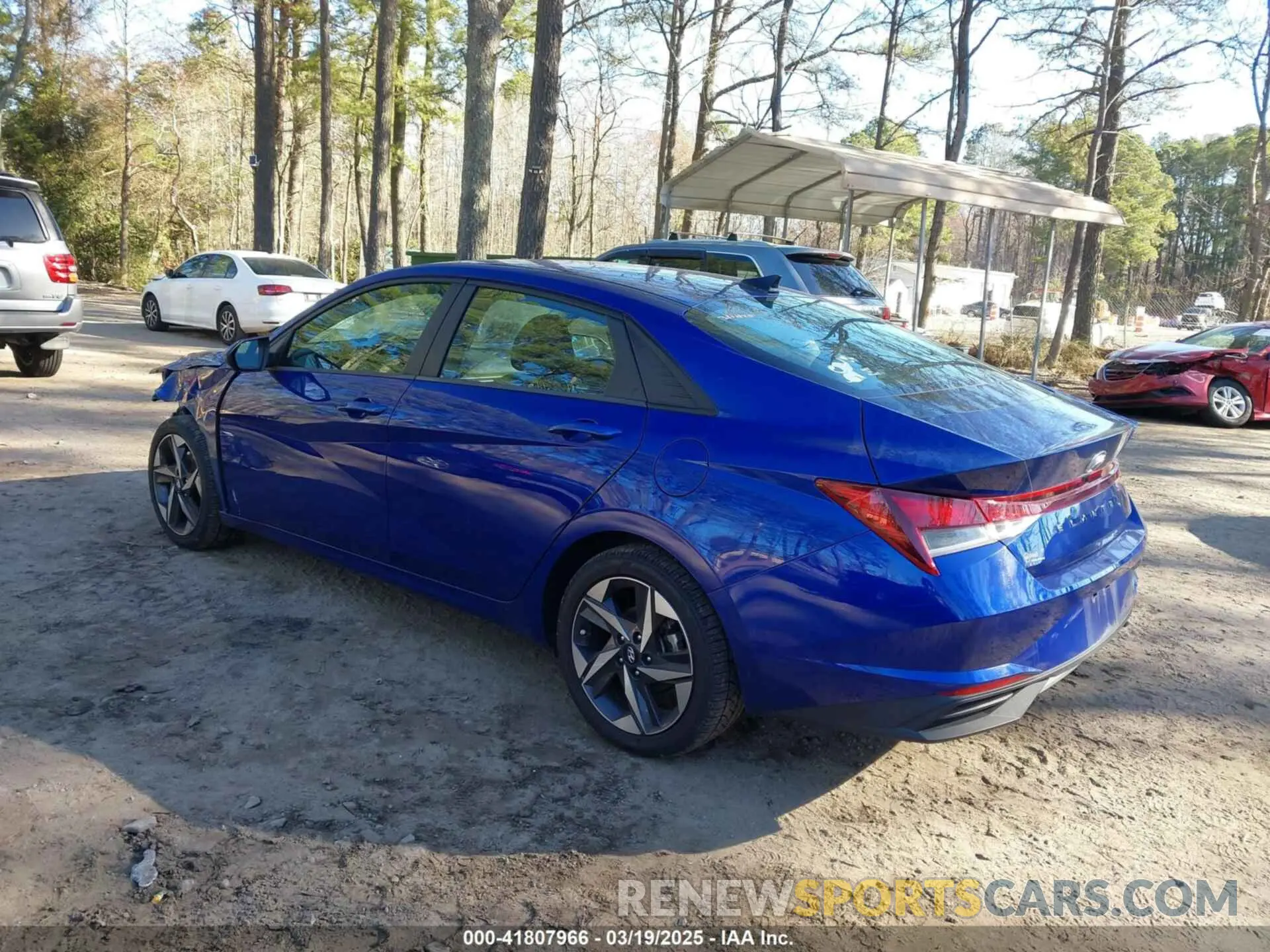3 fotografías del automóvil dañado 5NPLS4AG3PH086475 HYUNDAI ELANTRA 2023