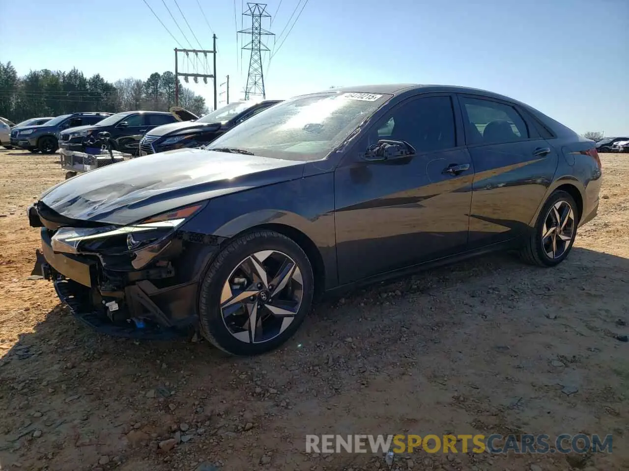 1 fotografías del automóvil dañado 5NPLS4AG3PH093071 HYUNDAI ELANTRA 2023