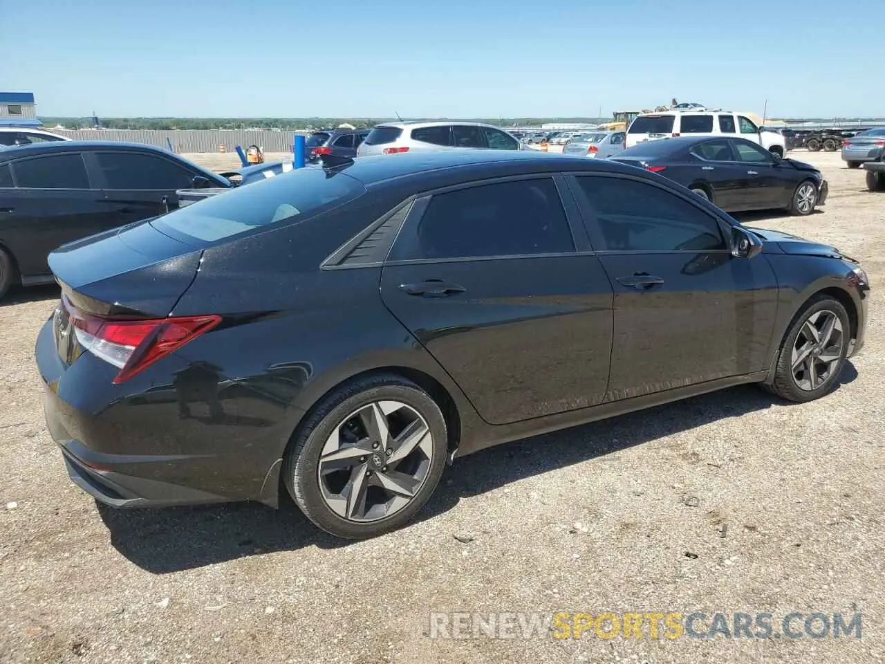 3 fotografías del automóvil dañado 5NPLS4AG3PH096598 HYUNDAI ELANTRA 2023