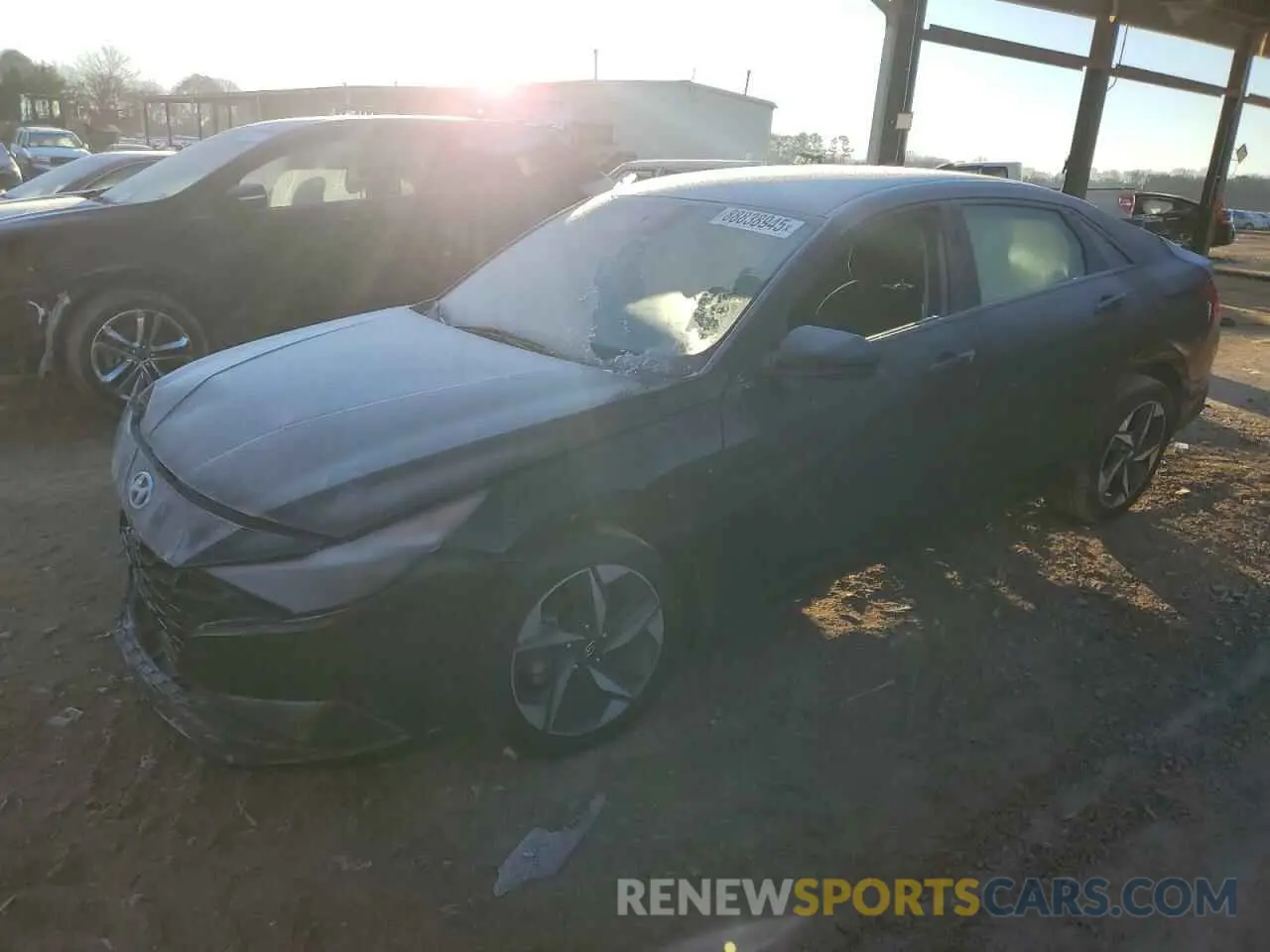 1 fotografías del automóvil dañado 5NPLS4AG3PH102626 HYUNDAI ELANTRA 2023