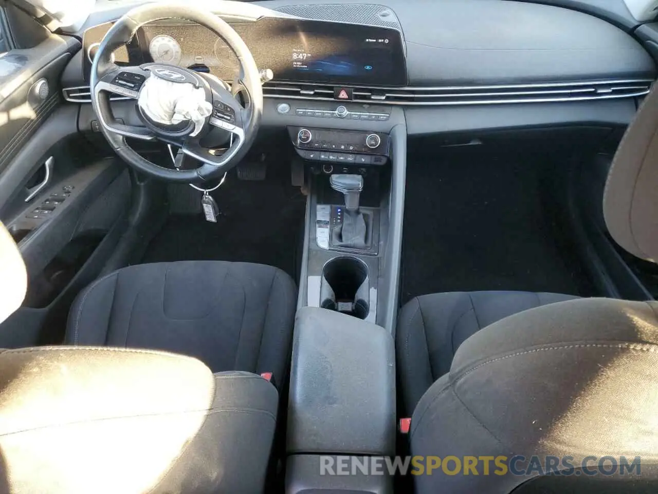 8 fotografías del automóvil dañado 5NPLS4AG3PH102626 HYUNDAI ELANTRA 2023
