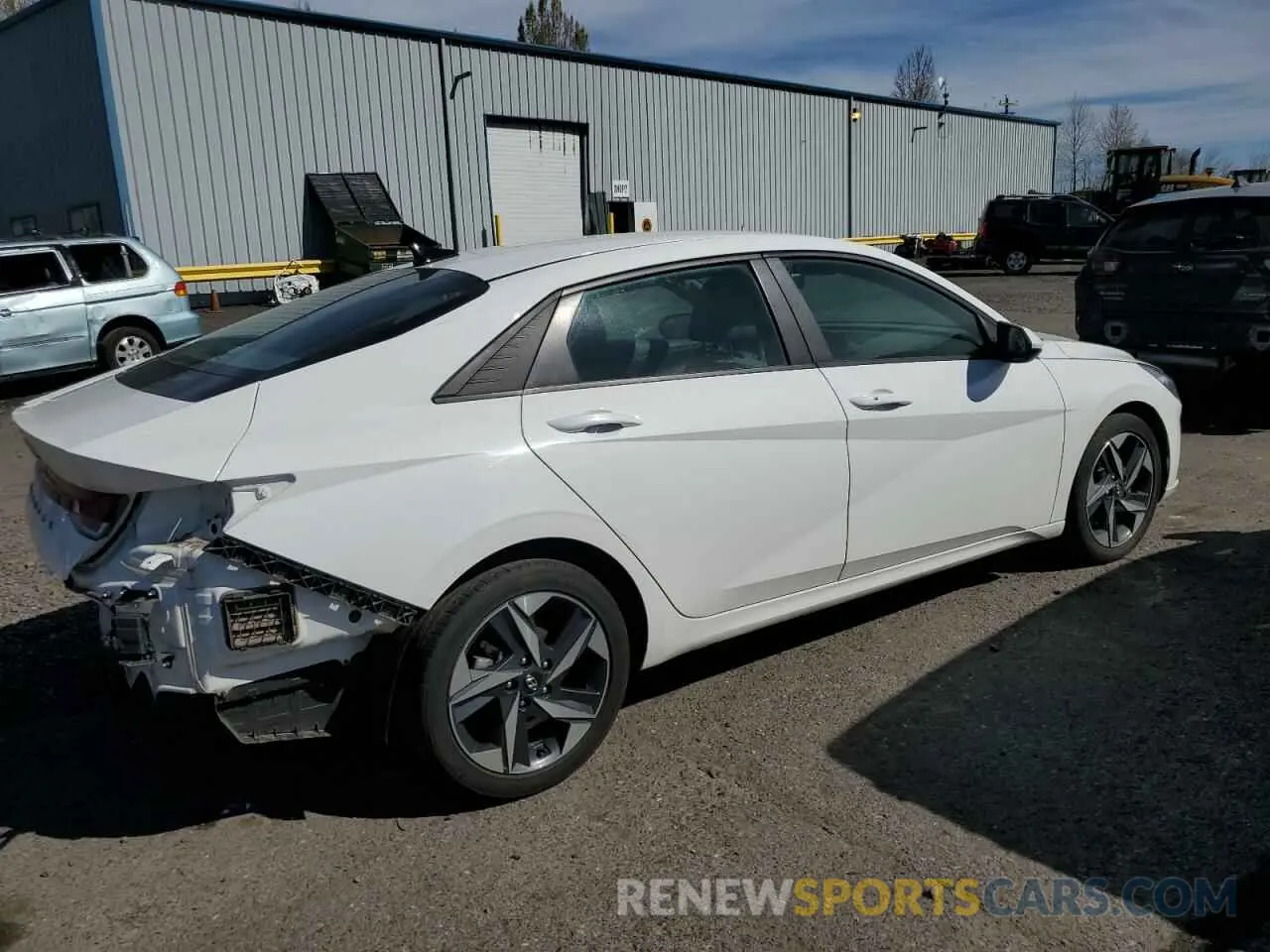 3 fotografías del automóvil dañado 5NPLS4AG3PH106207 HYUNDAI ELANTRA 2023