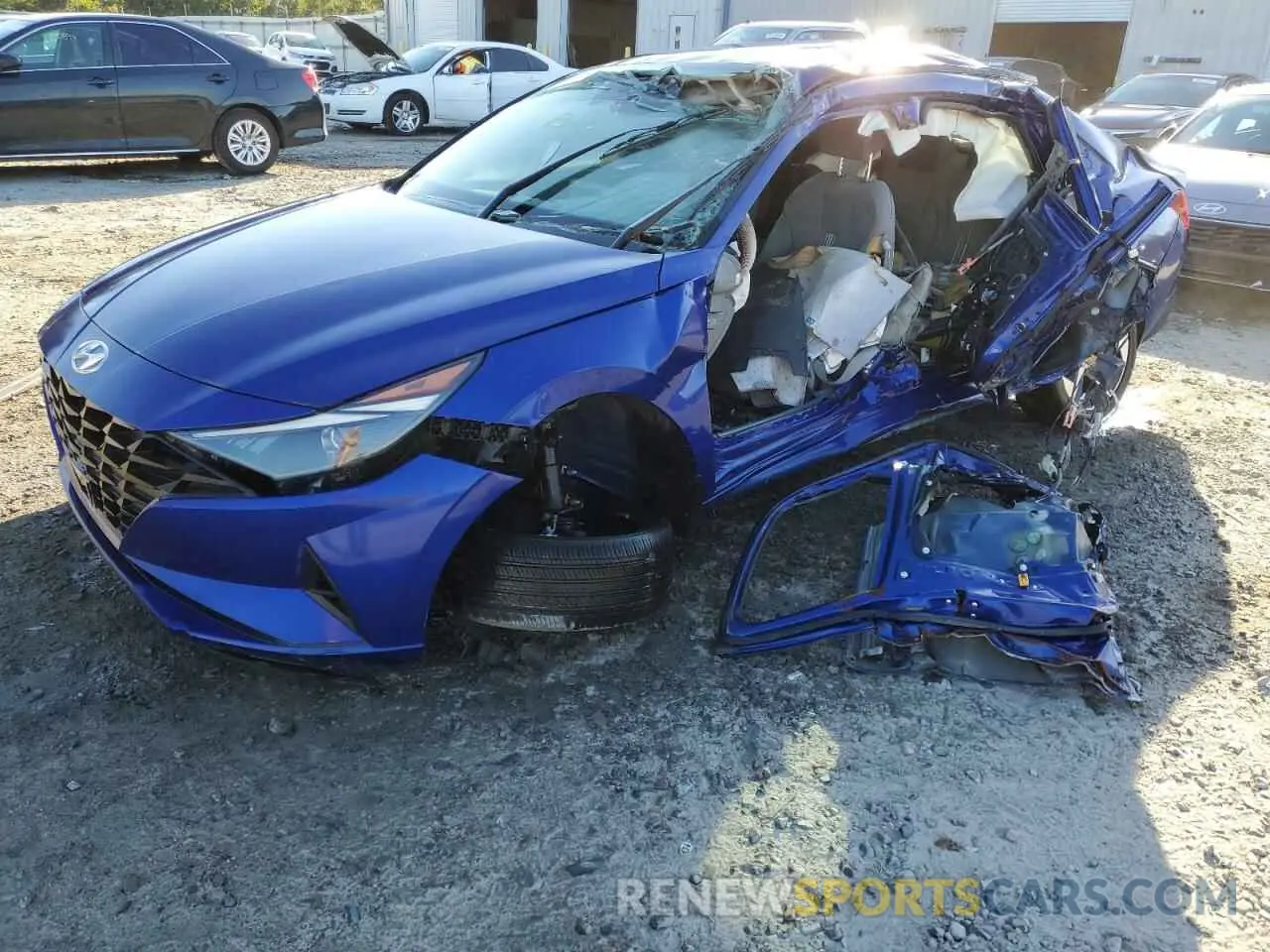 1 fotografías del automóvil dañado 5NPLS4AG4PH109679 HYUNDAI ELANTRA 2023