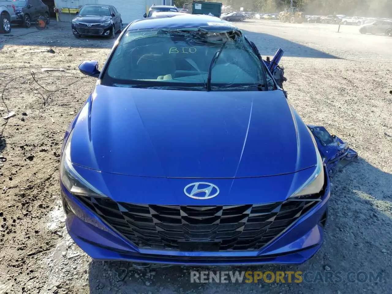 5 fotografías del automóvil dañado 5NPLS4AG4PH109679 HYUNDAI ELANTRA 2023