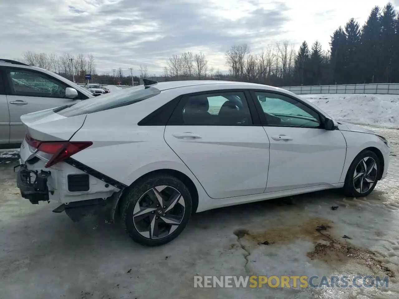 3 fotografías del automóvil dañado 5NPLS4AG6PH086194 HYUNDAI ELANTRA 2023