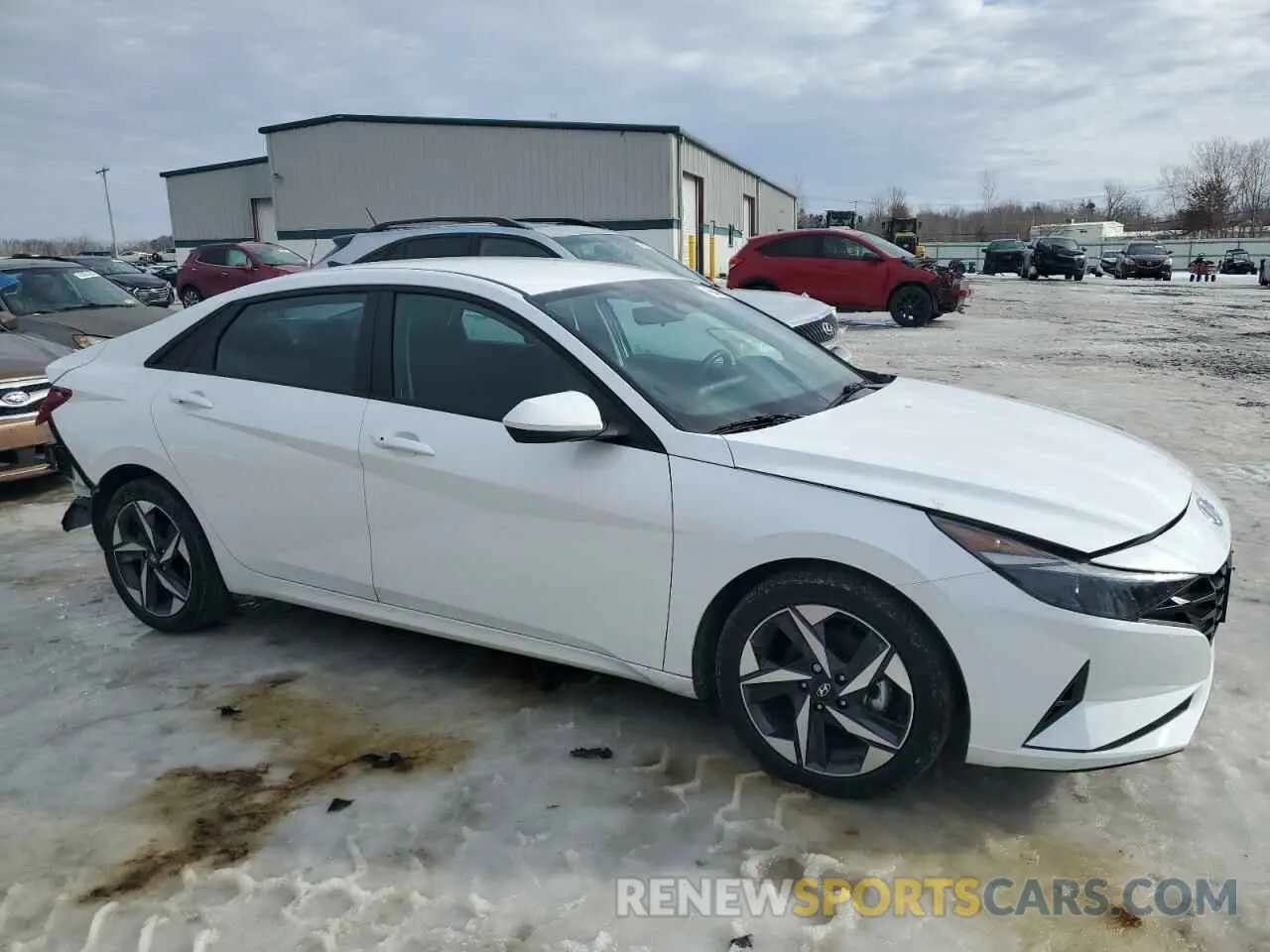 4 fotografías del automóvil dañado 5NPLS4AG6PH086194 HYUNDAI ELANTRA 2023