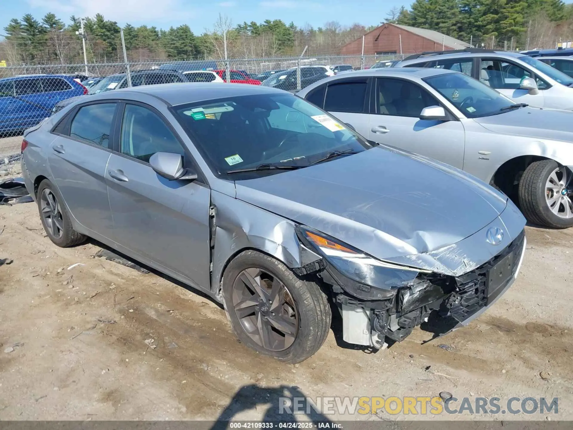 1 fotografías del automóvil dañado 5NPLS4AG6PH097518 HYUNDAI ELANTRA 2023